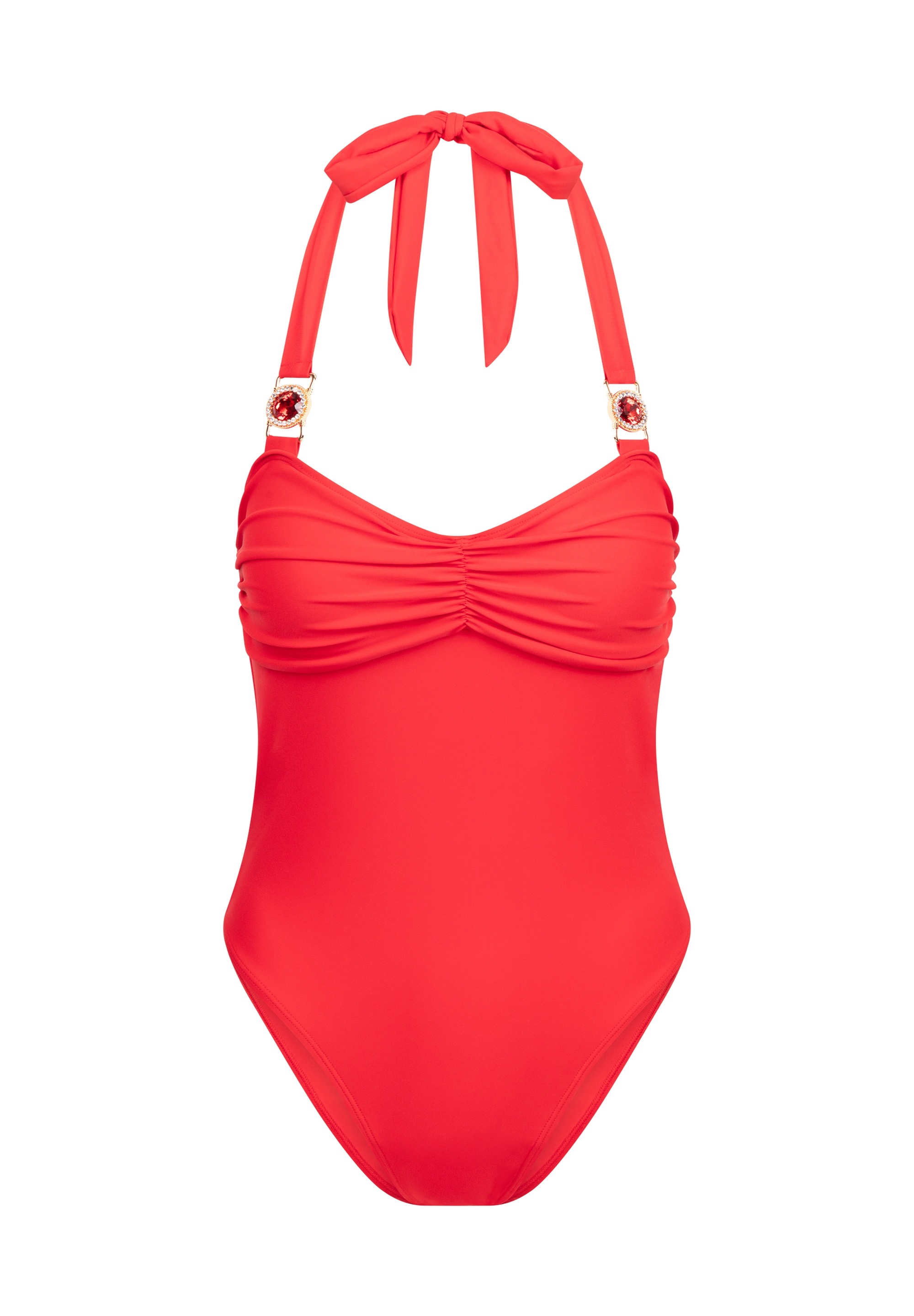 Moda Minx Badeanzug "Amour Rouched" 1 Stk. mit tollem Steinbesatz