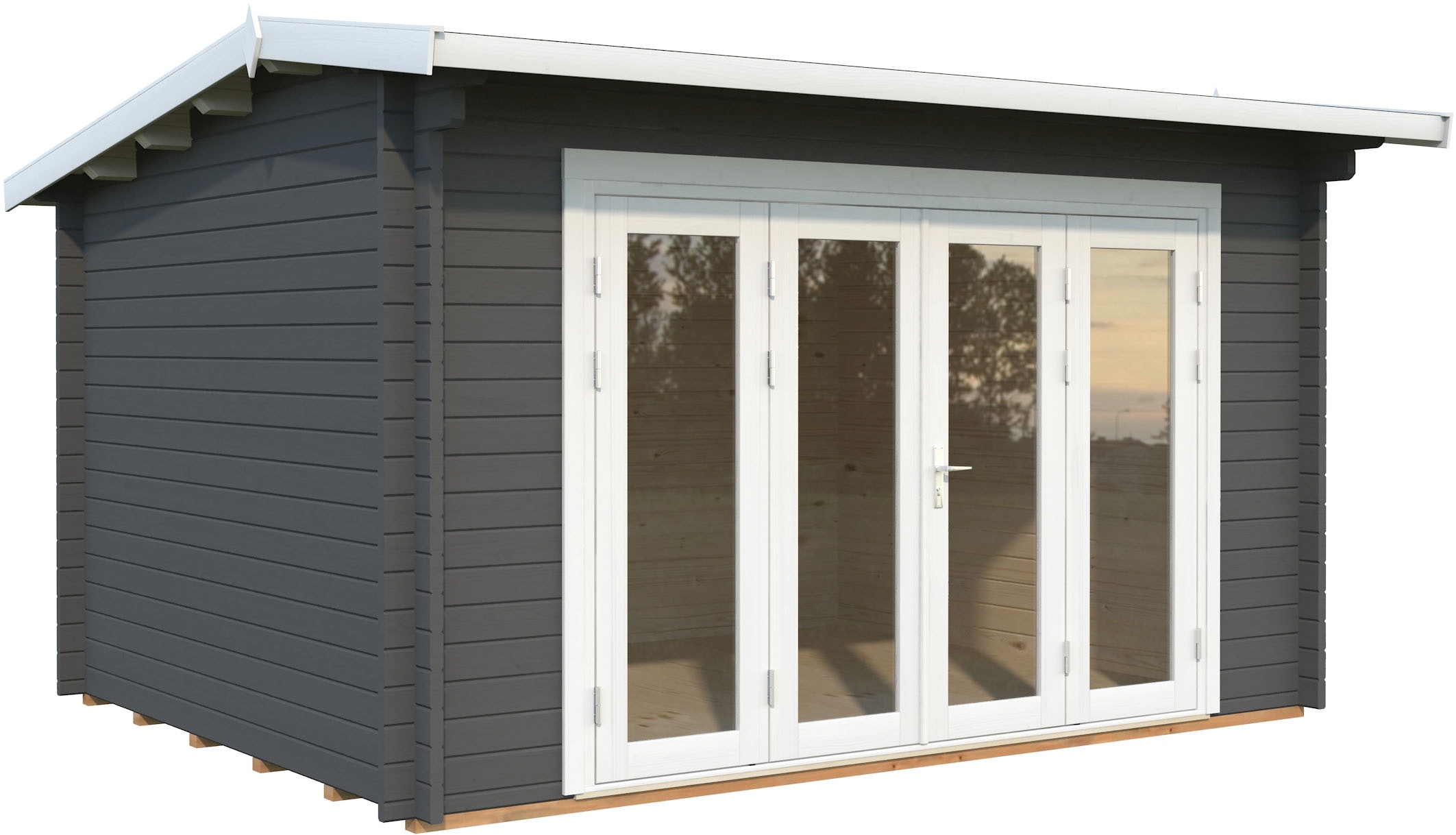 Palmako Gartenhaus "Ines Bitfold" verschiedene Farben