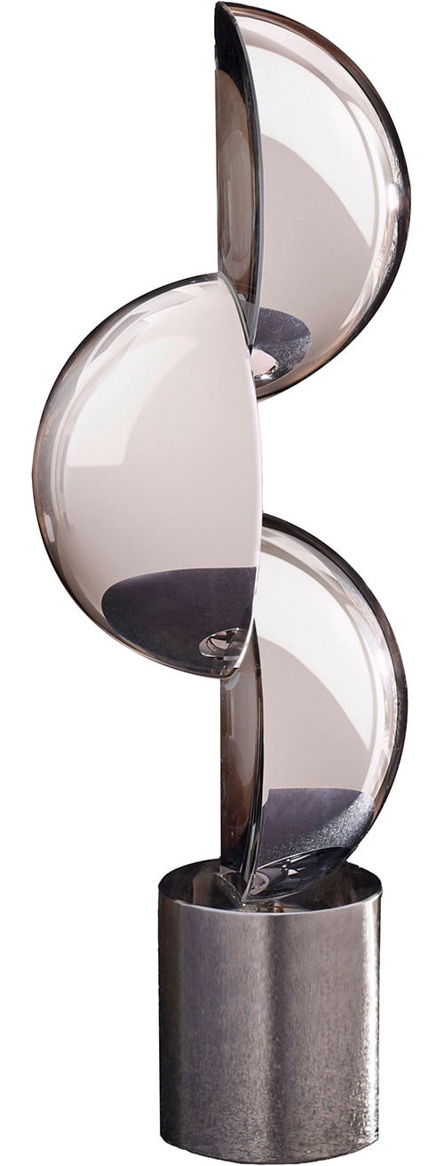 GILDE Skulptur "Skulptur Harpo schwarz; weiß" Grafische Dekoskulptur Glasfigur modernes Designobjekt