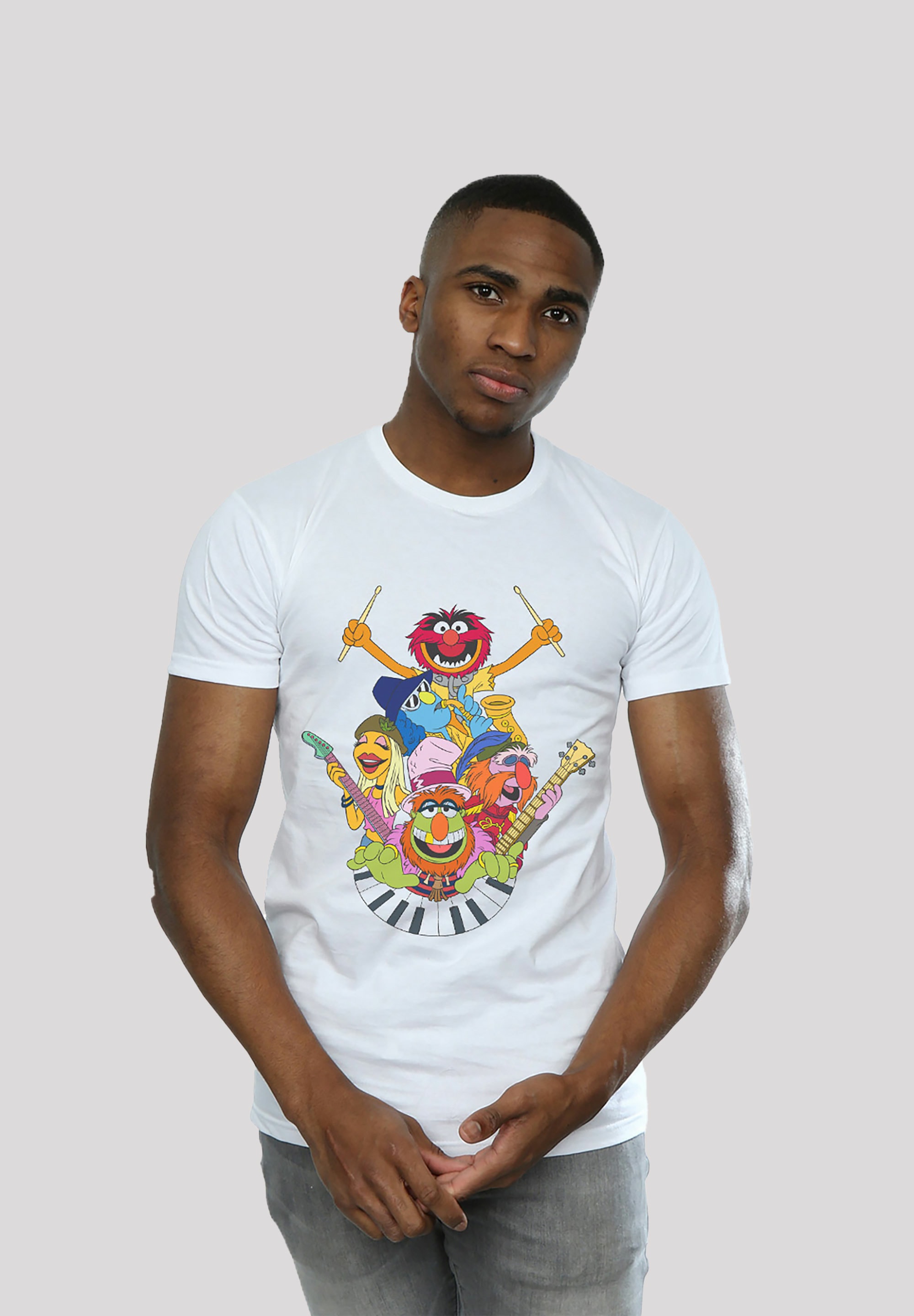 F4NT4STIC T-Shirt "Disney Muppets Dr.Teeth and The Electric Mayhem", Herren günstig online kaufen