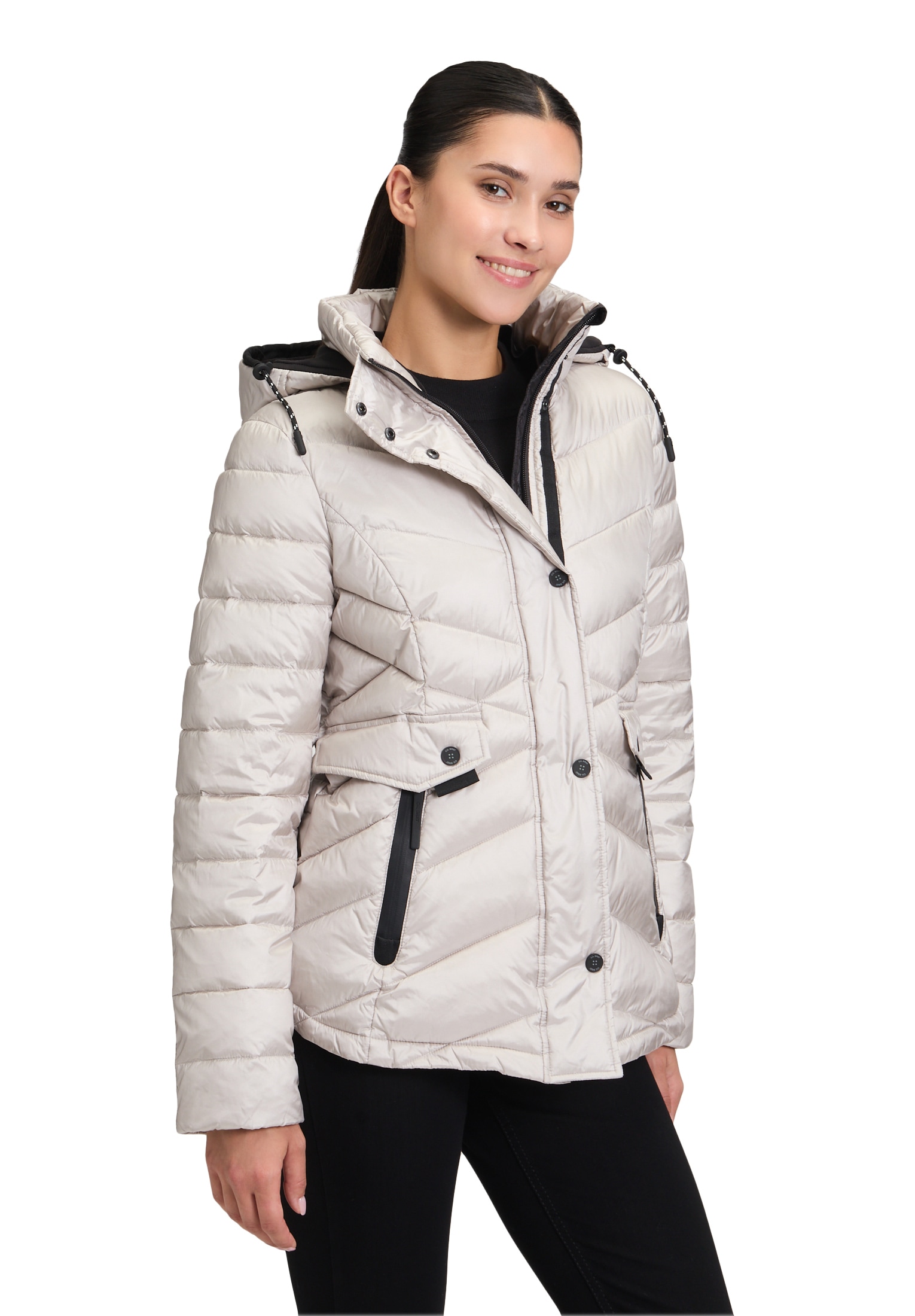 Gil Bret Steppjacke "Gil Bret Steppjacke mit abnehmbarer Kapuze", mit Kapuz günstig online kaufen