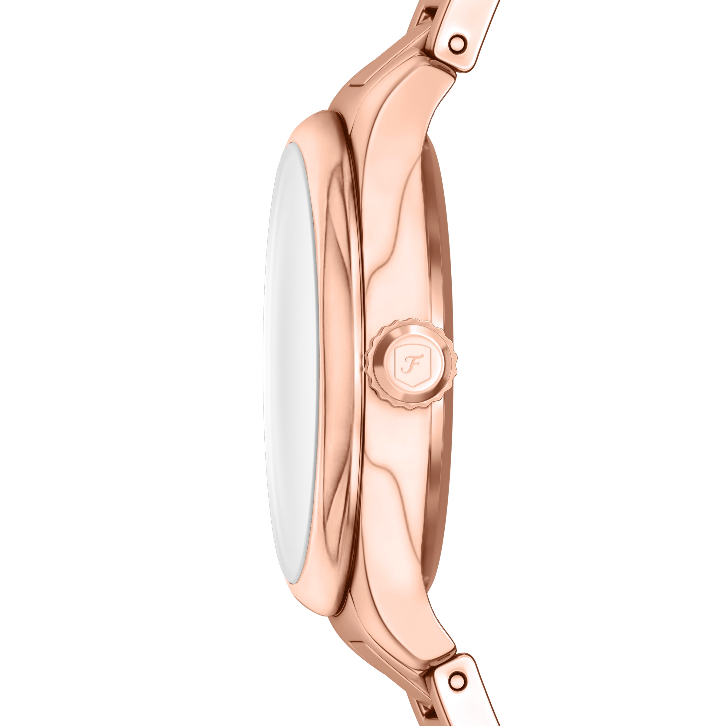 Fossil Quarzuhr »GILMORE«, Armbanduhr, Damenuhr, Edelstahlarmband, analog