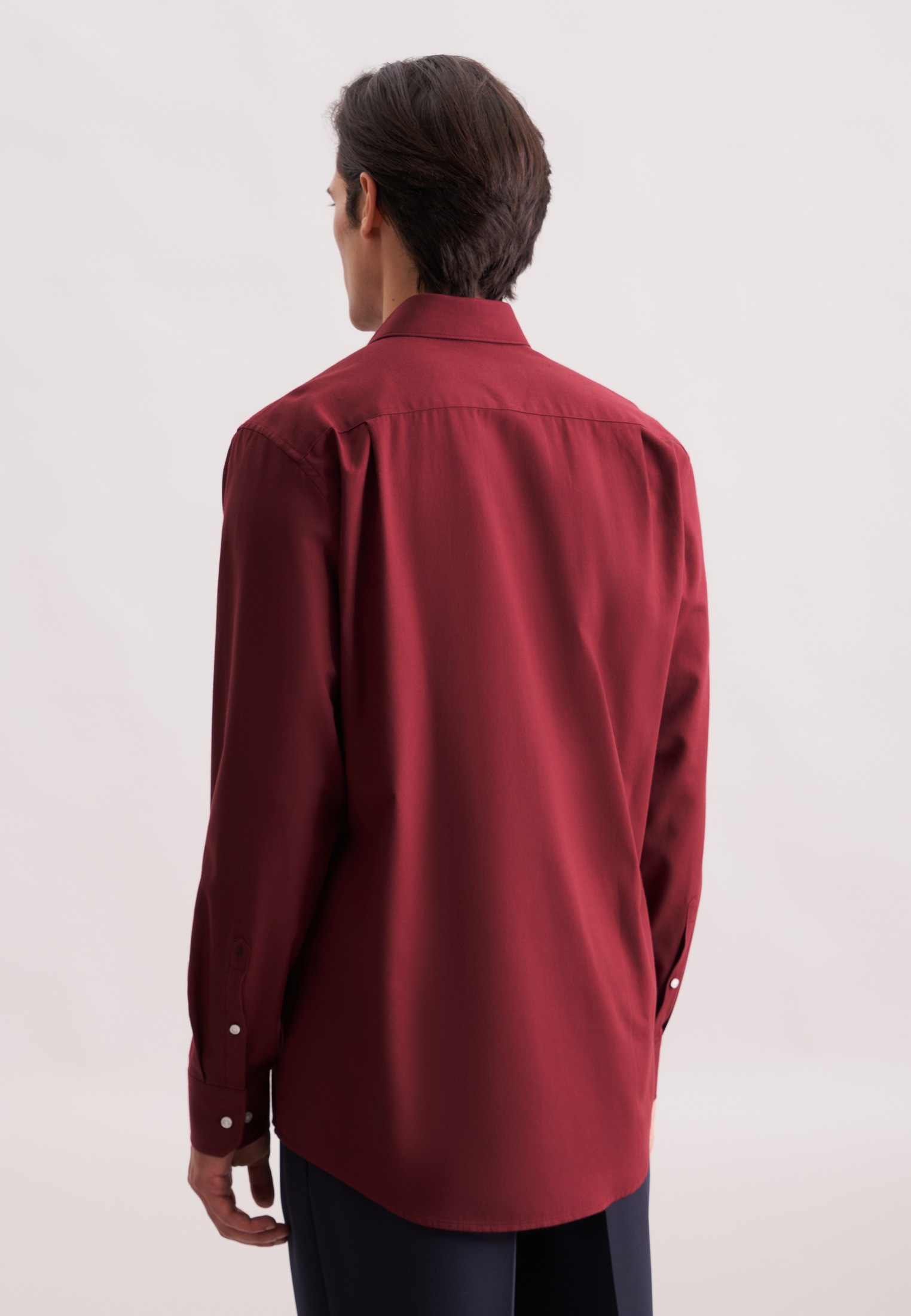 seidensticker Flanellhemd »Schwarze Rose«, Regular 1/1 Kentkragen Flanell