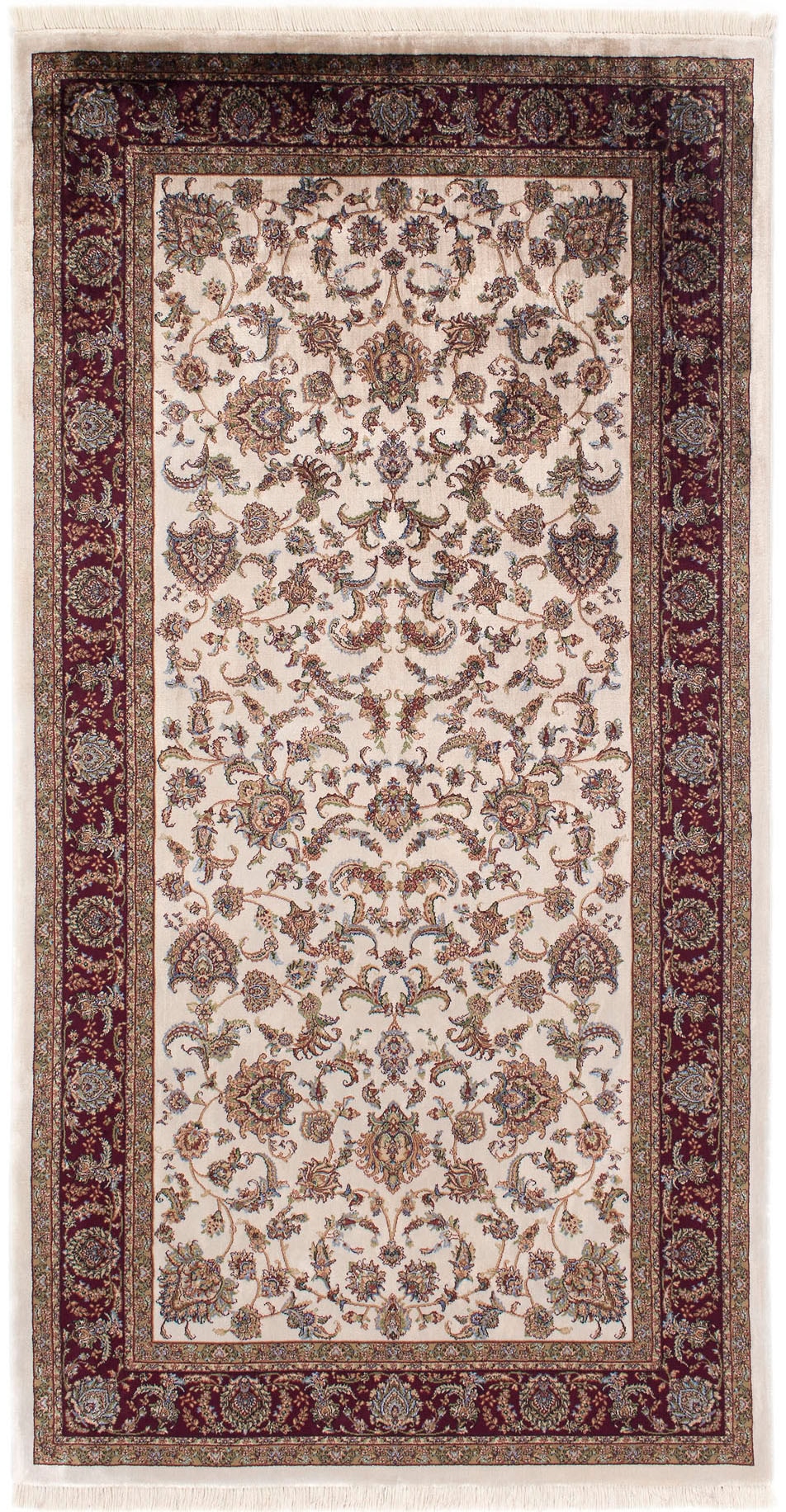 OCI DIE TEPPICHMARKE Teppich "SILK LINE ALLOVER" rechteckig 5 mm Höhe Kurzflor,Seide, hochwertig, Wohnzimmer
