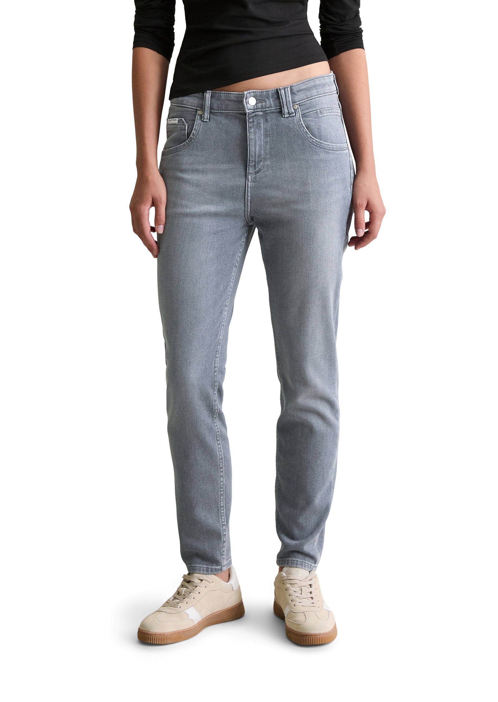 Marc OPolo DENIM 5-Pocket-Jeans "aus grauem Stretch-Denim" günstig online kaufen