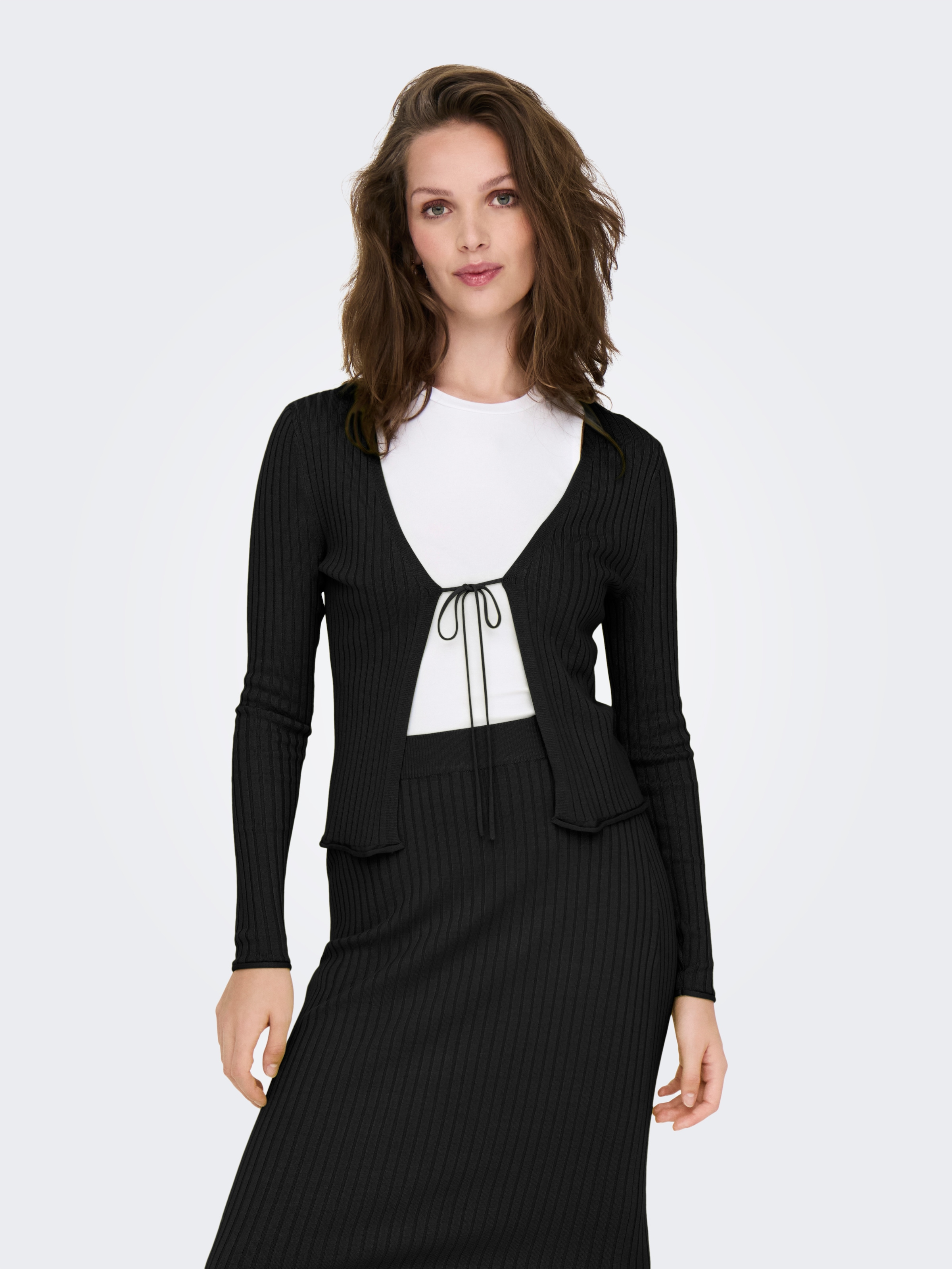 ONLY Megztinis »ONLMILA LS V-NECK kardigana...