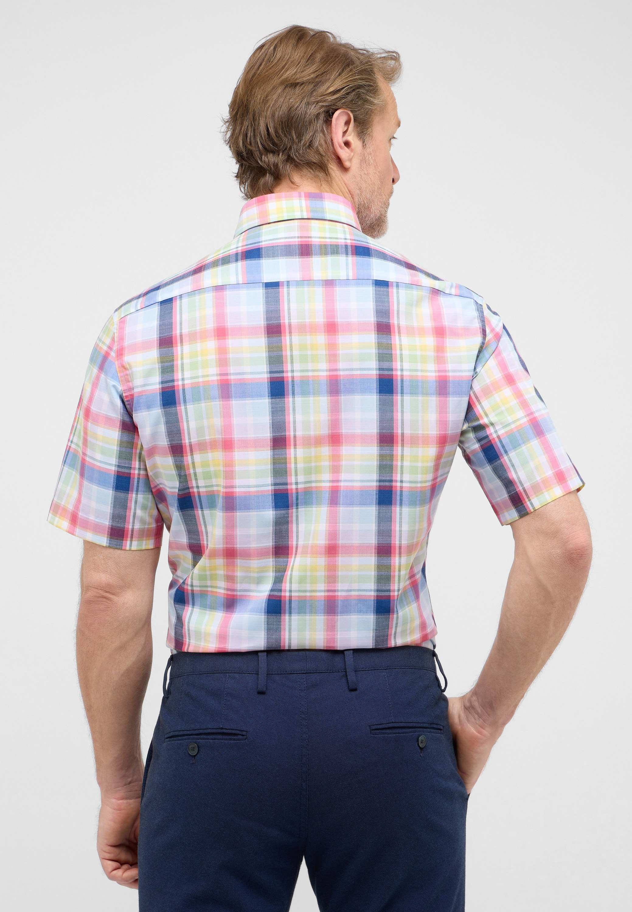 Eterna Kurzarmhemd »MODERN FIT«, EASY IRON (bügelleicht)