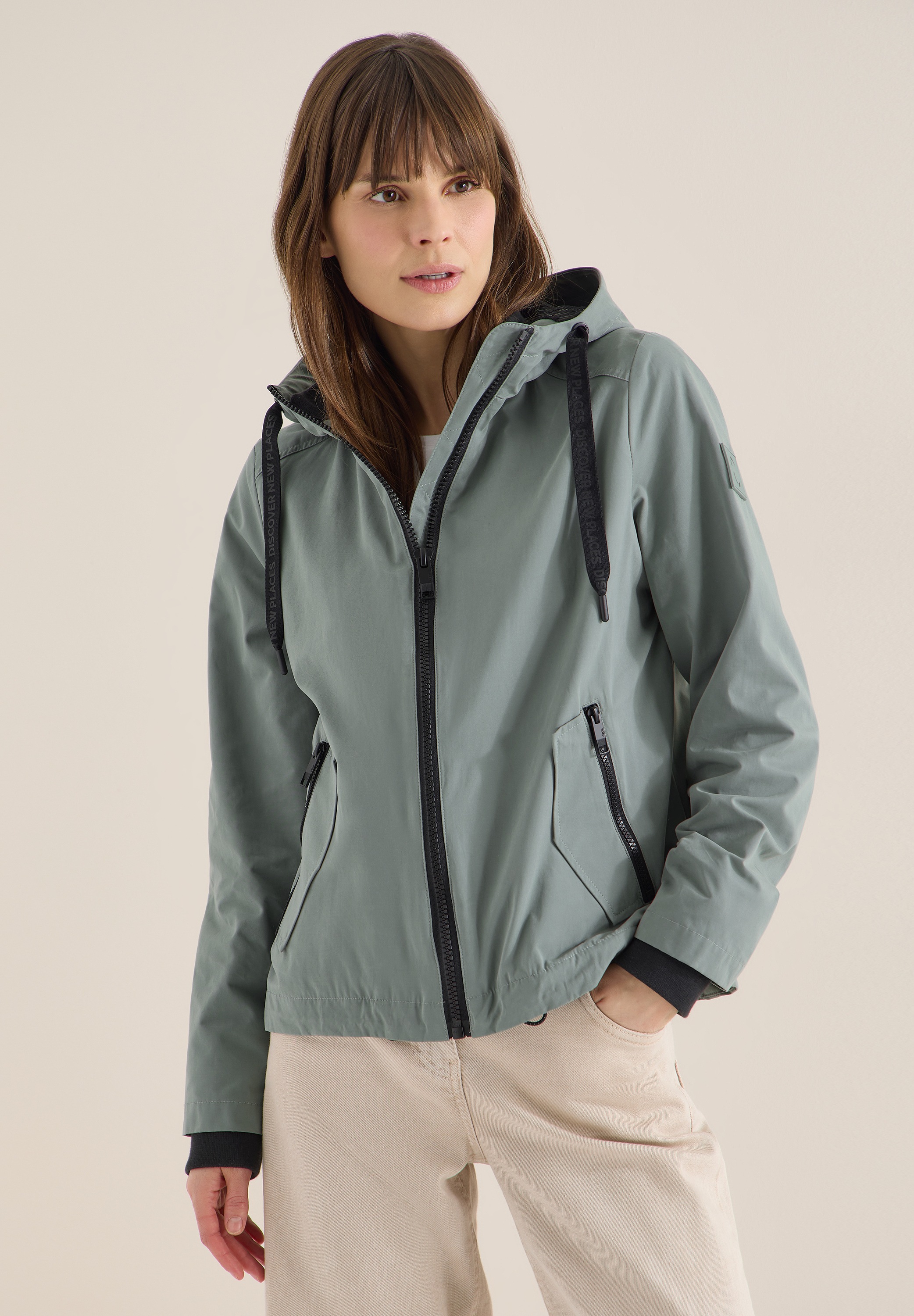 Cecil Kurzjacke mit Kapuze im Hoodie-Style günstig online kaufen