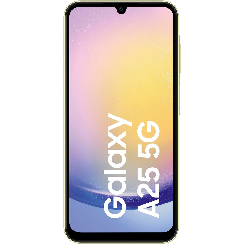 Samsung Smartphone »Galaxy A25 5G«, yellow, 16,42 cm/6,5 Zoll, 128 GB Speicherplatz, 50 MP Kamera