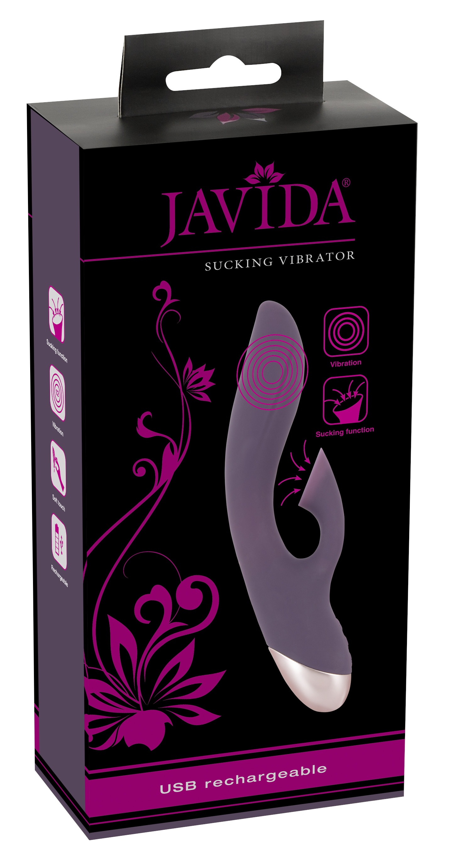 Javida Vibrator »Vibrator mit Klitorisreizer Sucking Vibrator«