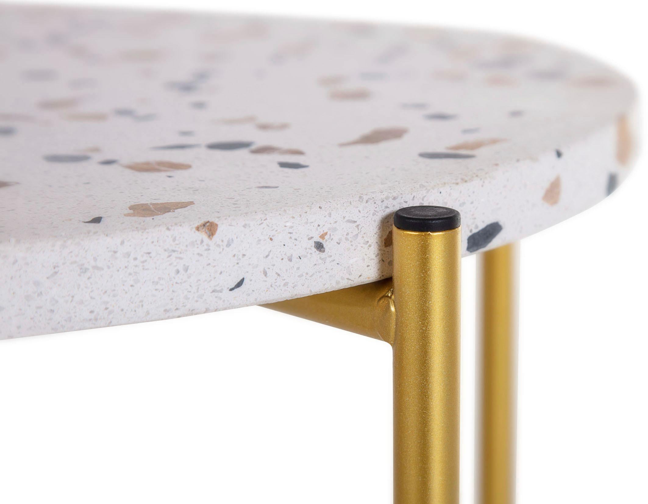 Gutmann Factory Couchtisch »Terrazzo«, mit abnehmbarer Terrazzoplatte