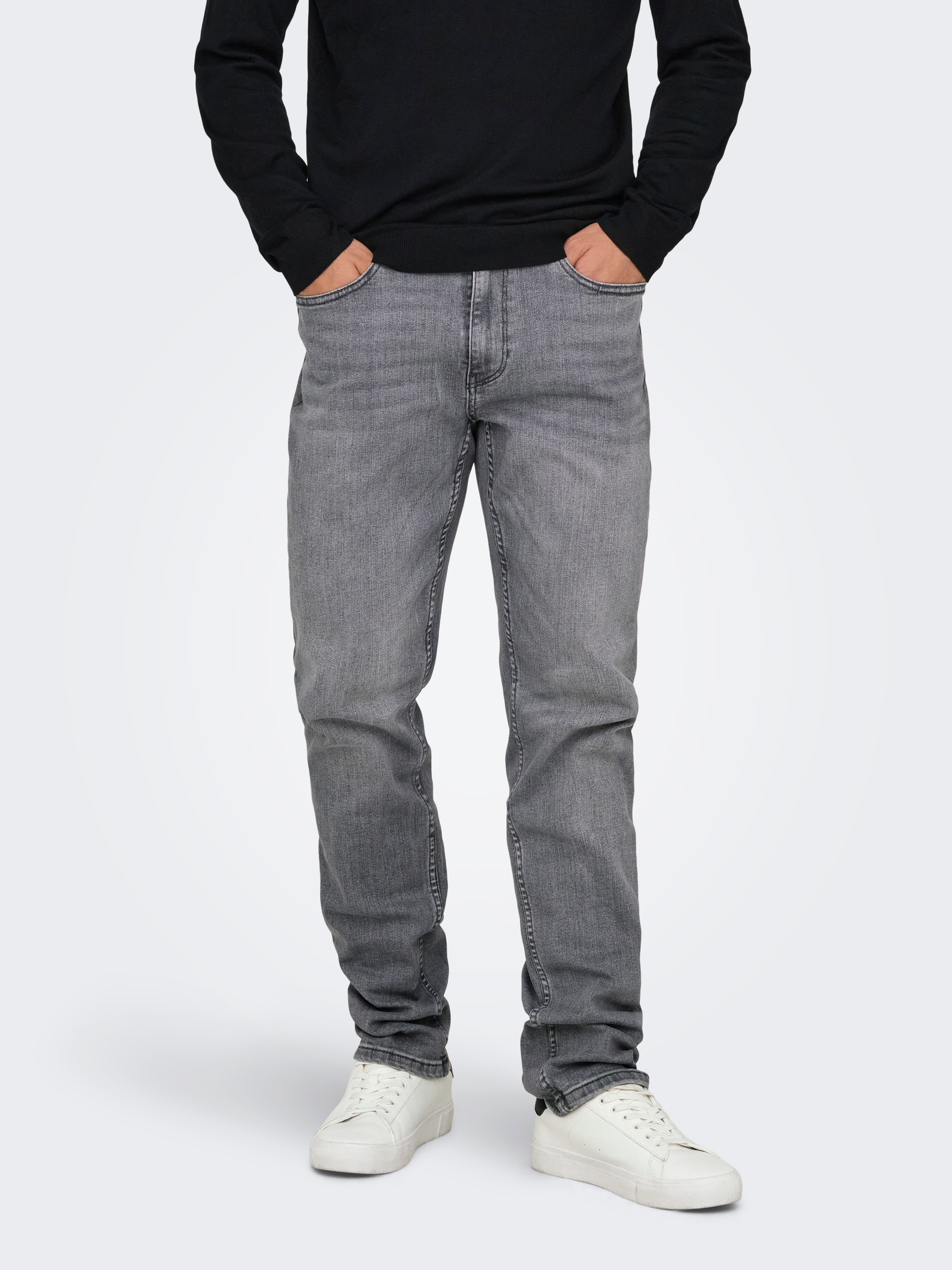 ONLY & SONS Straight-Jeans "ONSWEFT REG. MBD 5094 TAI DNM NOOS" Baumwollmischung, straight fit