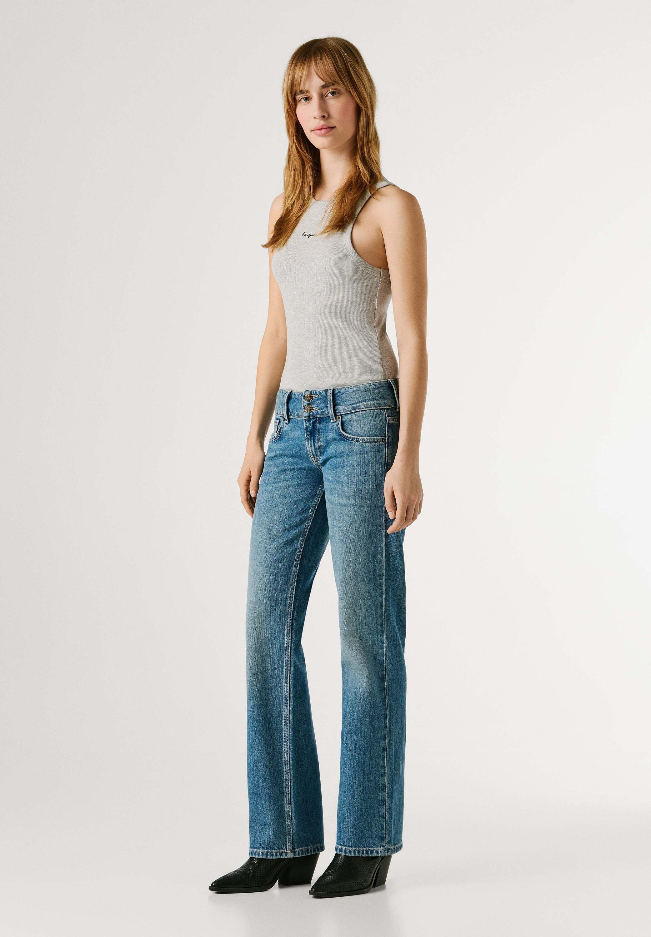Pepe Jeans Straight-Jeans »straight leg jeans STRAIGHT JEANS LW VENUS«