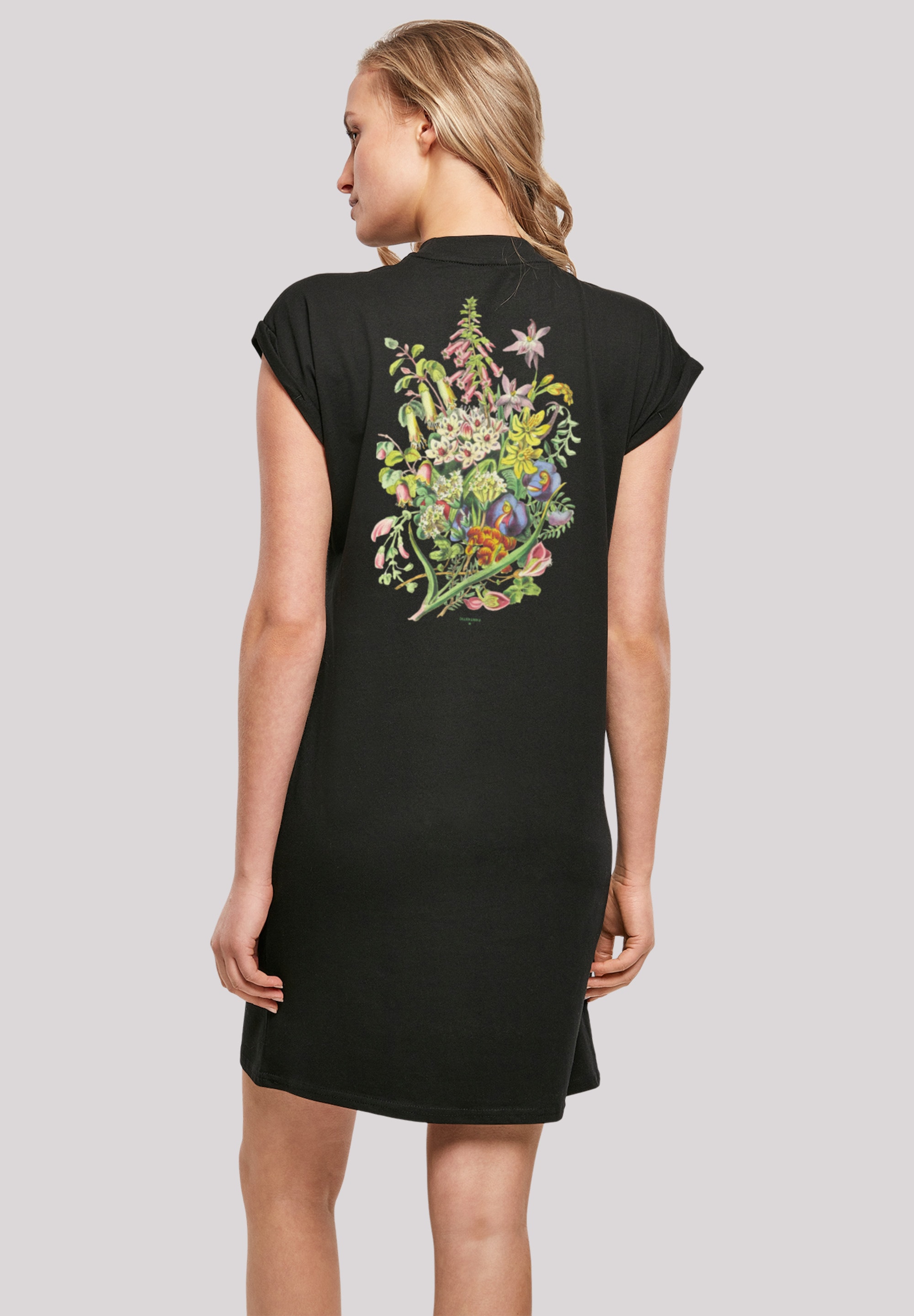 F4NT4STIC Shirtkleid "Blumen Muster grün" Ohne Taschen Print günstig online kaufen