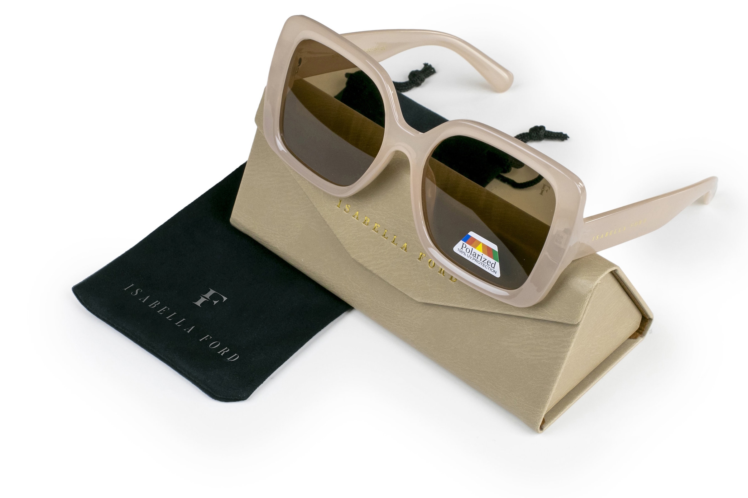 ISABELLA FORD Sonnenbrille »FA14-03« Glass 0.74MM Polarized Lens UV400，CAT3.0