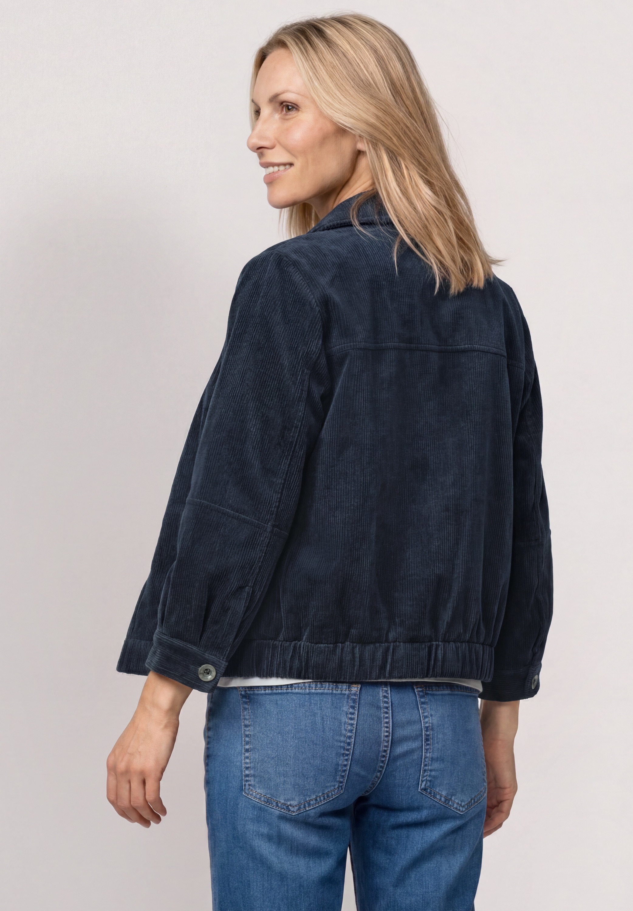 STREET ONE Cordjacke ohne Kapuze in Cord-Optik