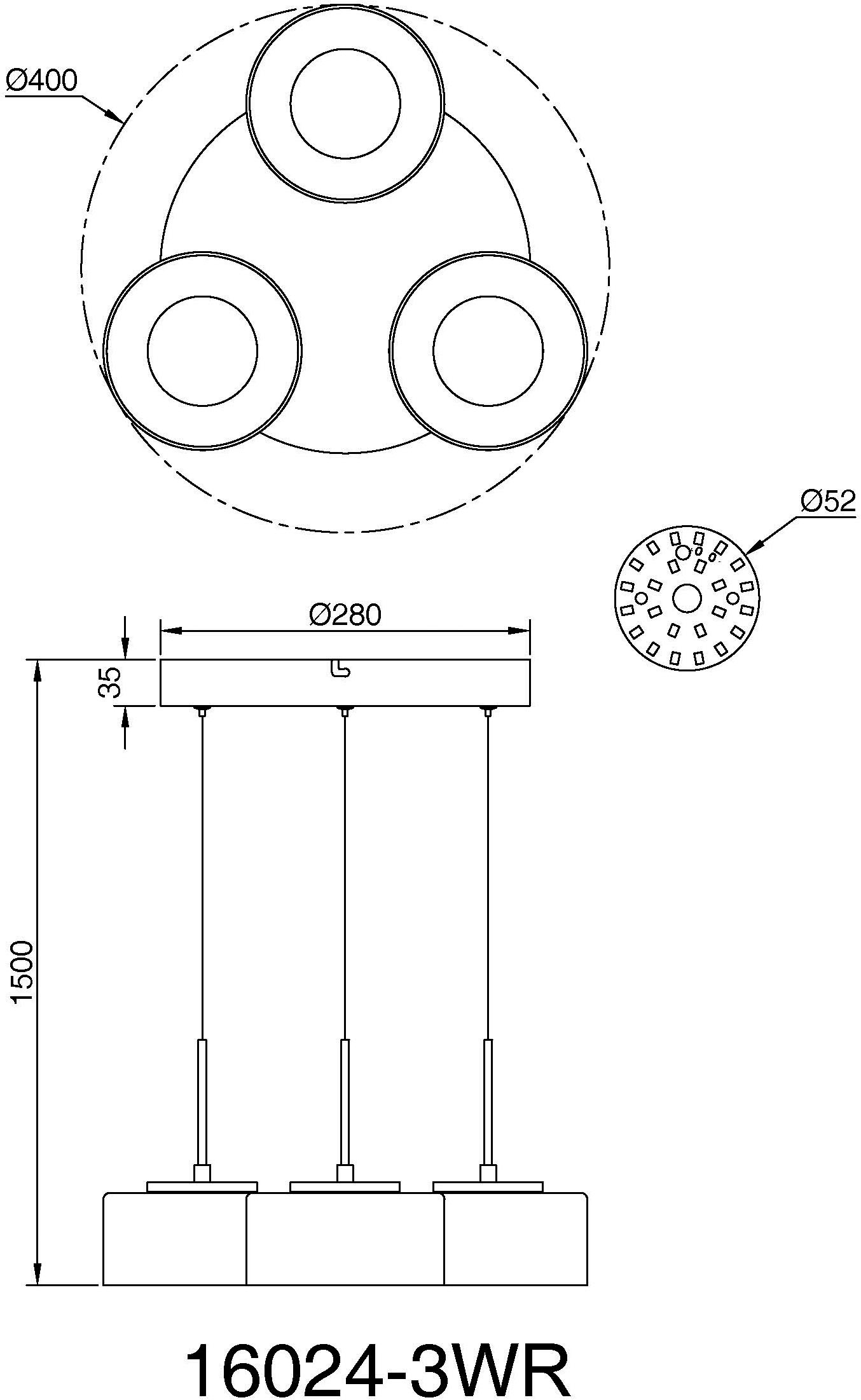 GLOBO LIGHTING Hängeleuchte »BELINDA« LED-Modul 1 Stk. Warmweiß Hängelampe Esszimmer-Leuchte Esstischleuchte Wohnzimmer