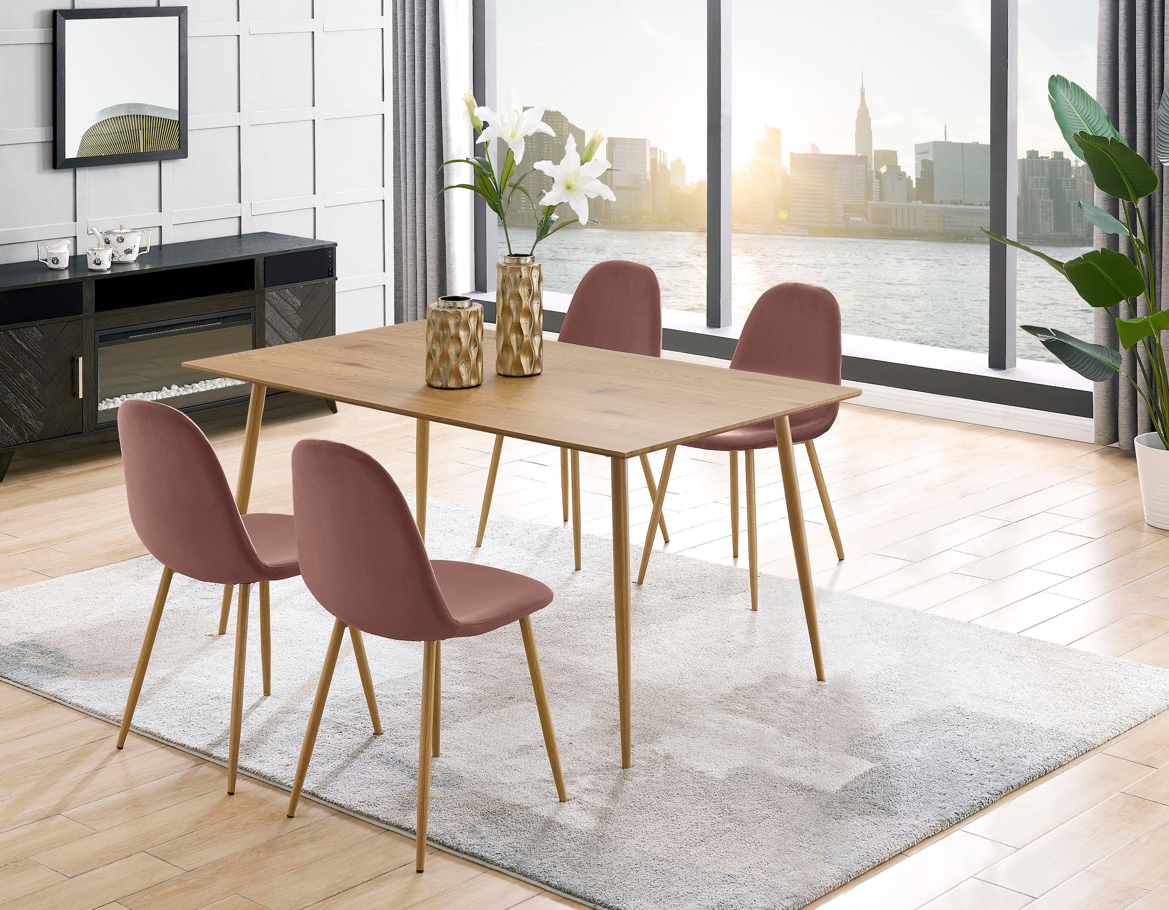 OTTO home Esszimmerstuhl "Eadwine, TOPSELLER Stuhl, Küchenstuhl, 4-Fuß Stuh günstig online kaufen