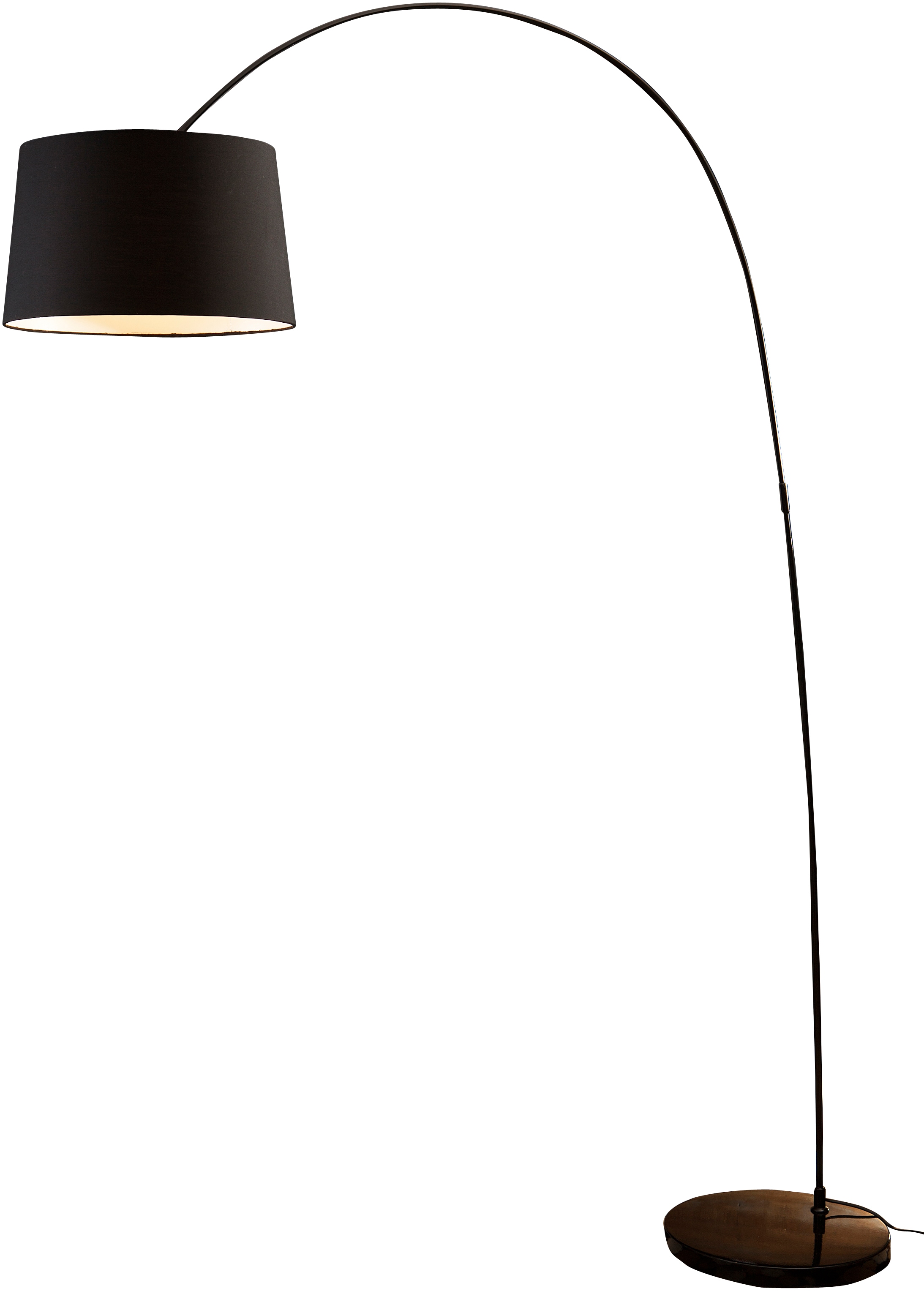 Dimmschalter, 1 flammig-flammig, Marmorfuß Bogenlampe SalesFever mit »Kaspars«, echter | bestellen BAUR