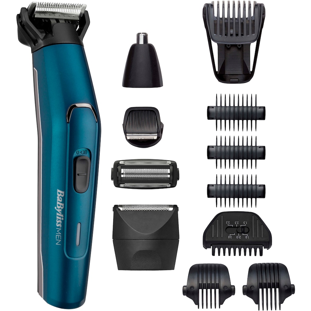 BaByliss Multifunktionstrimmer »MT890E MEN Japanese Steel«, 12 Aufsätze