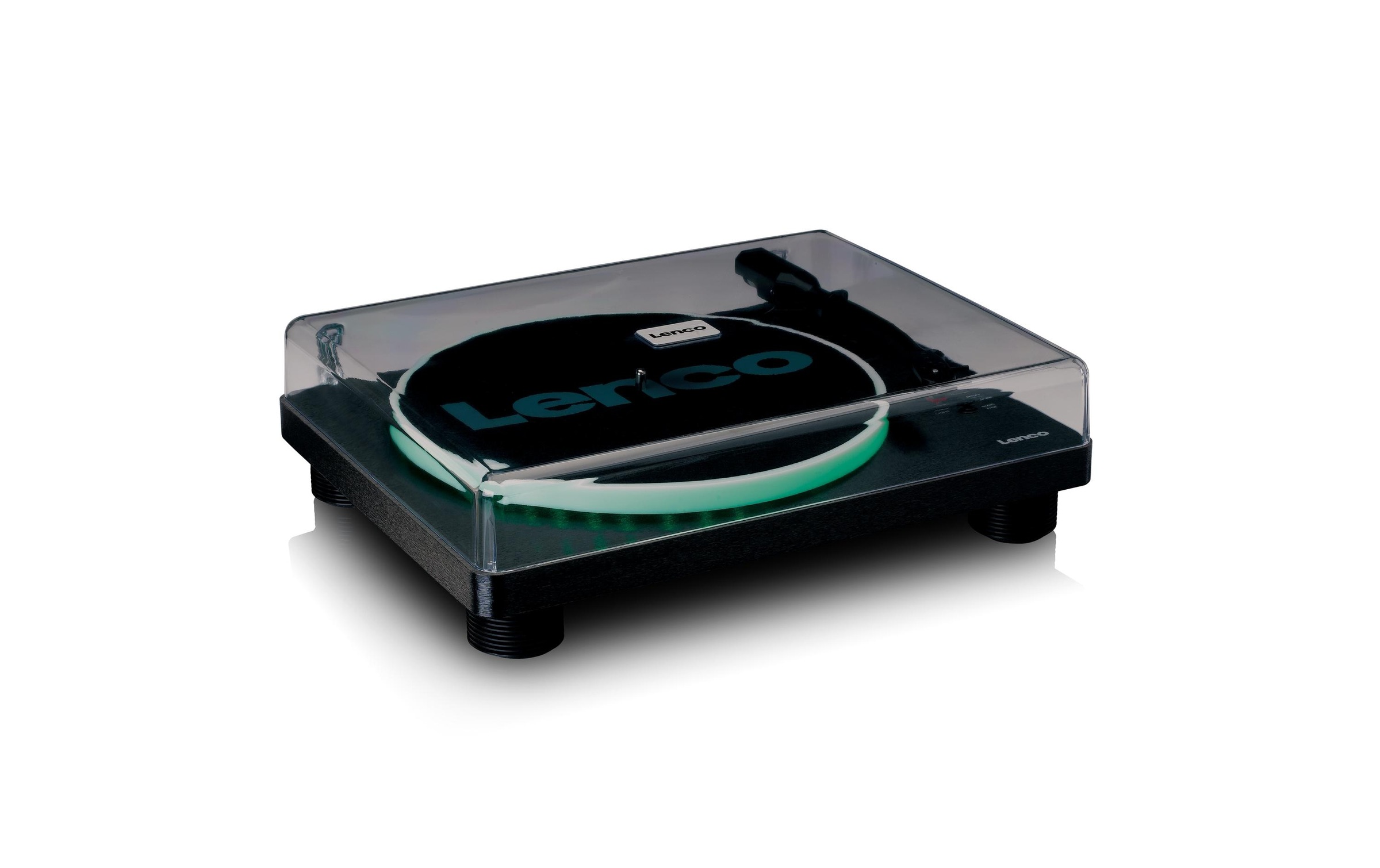 Lenco Plattenspieler »LS-50LEDBK, Schwarz«