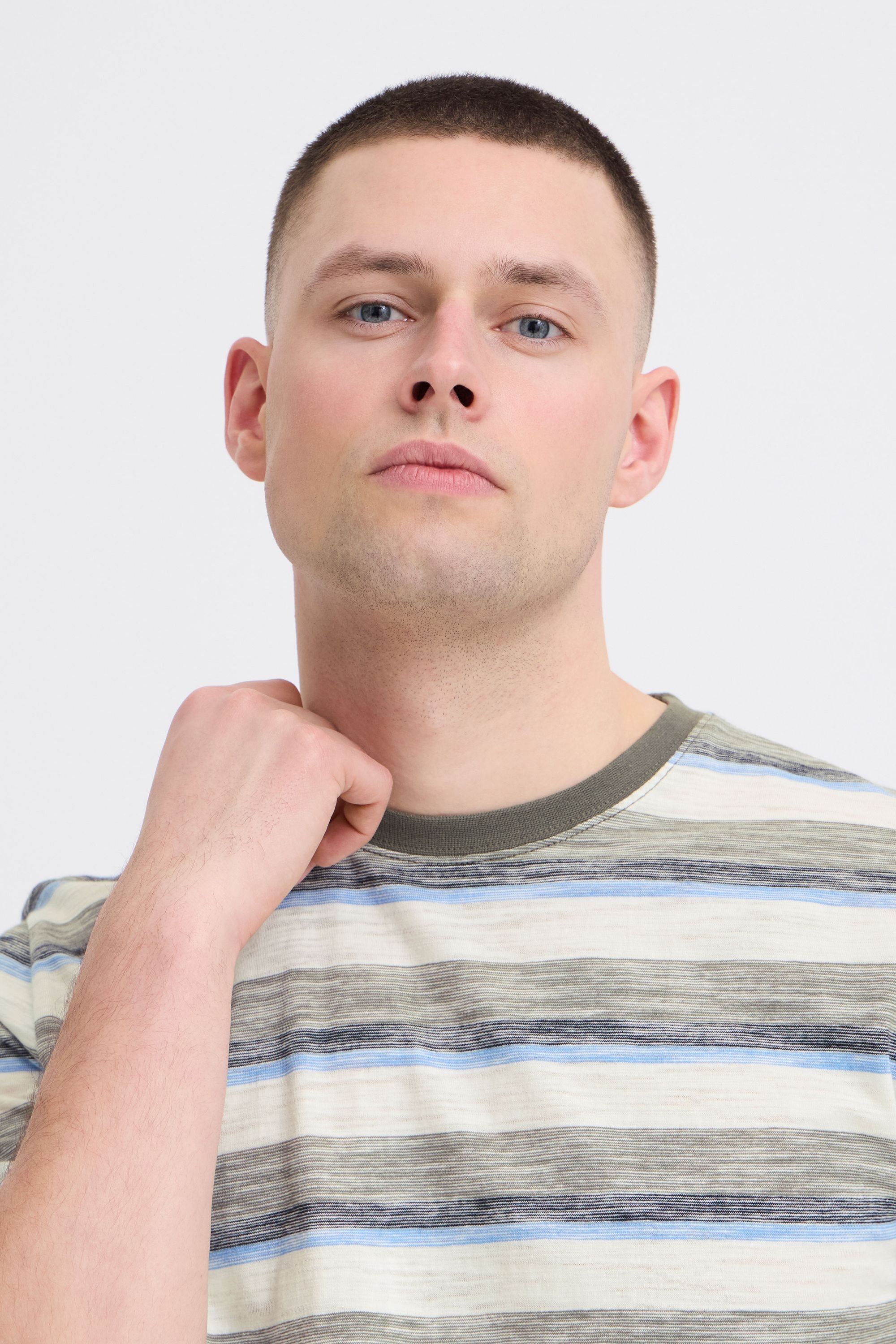 Blend Rundhalsshirt »BHKobe« Modisches gestreiftes T-Shirt