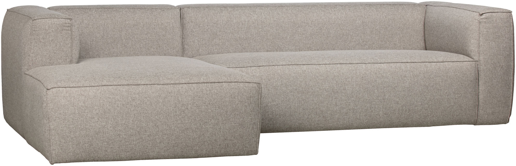 WOOOD Ecksofa »Bean Links Incl. Kissens Light Grey«