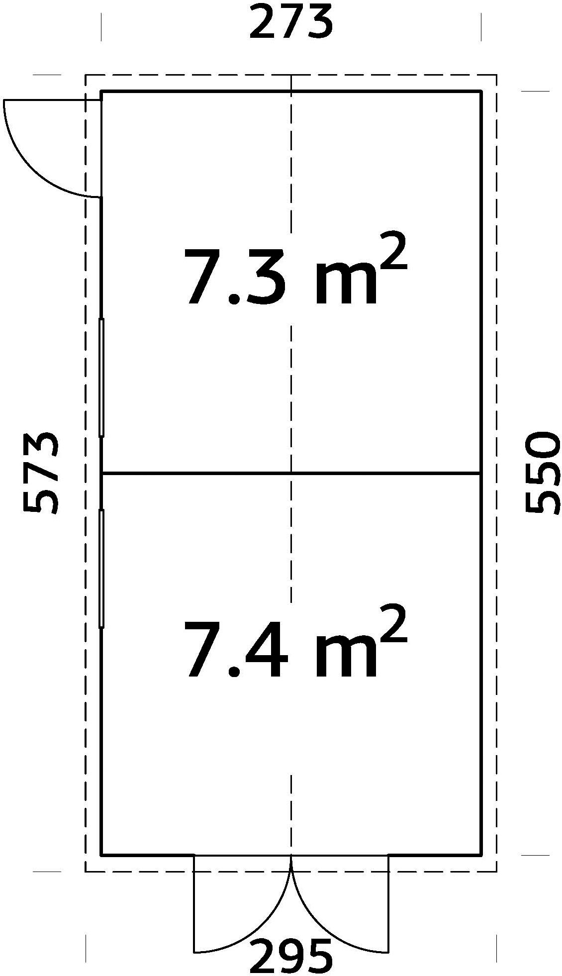 Palmako Gerätehaus »Dan«