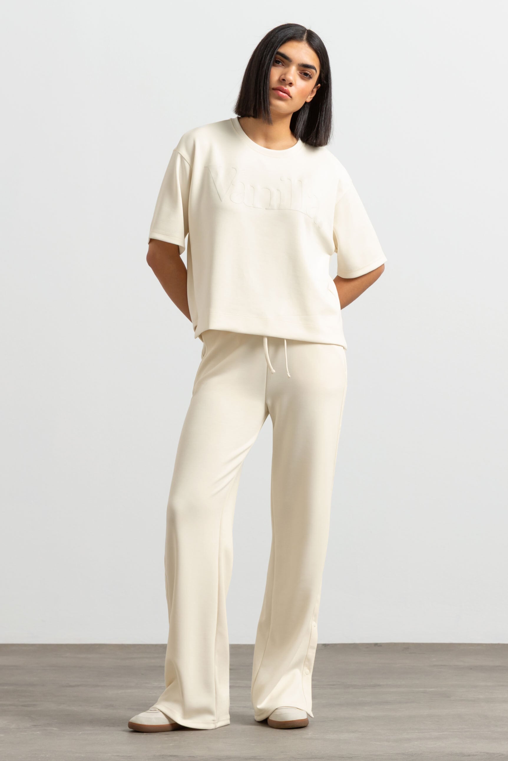 SENSES.THE LABEL Stoffhose mit Elastikbund & seitlichen Taschen günstig online kaufen