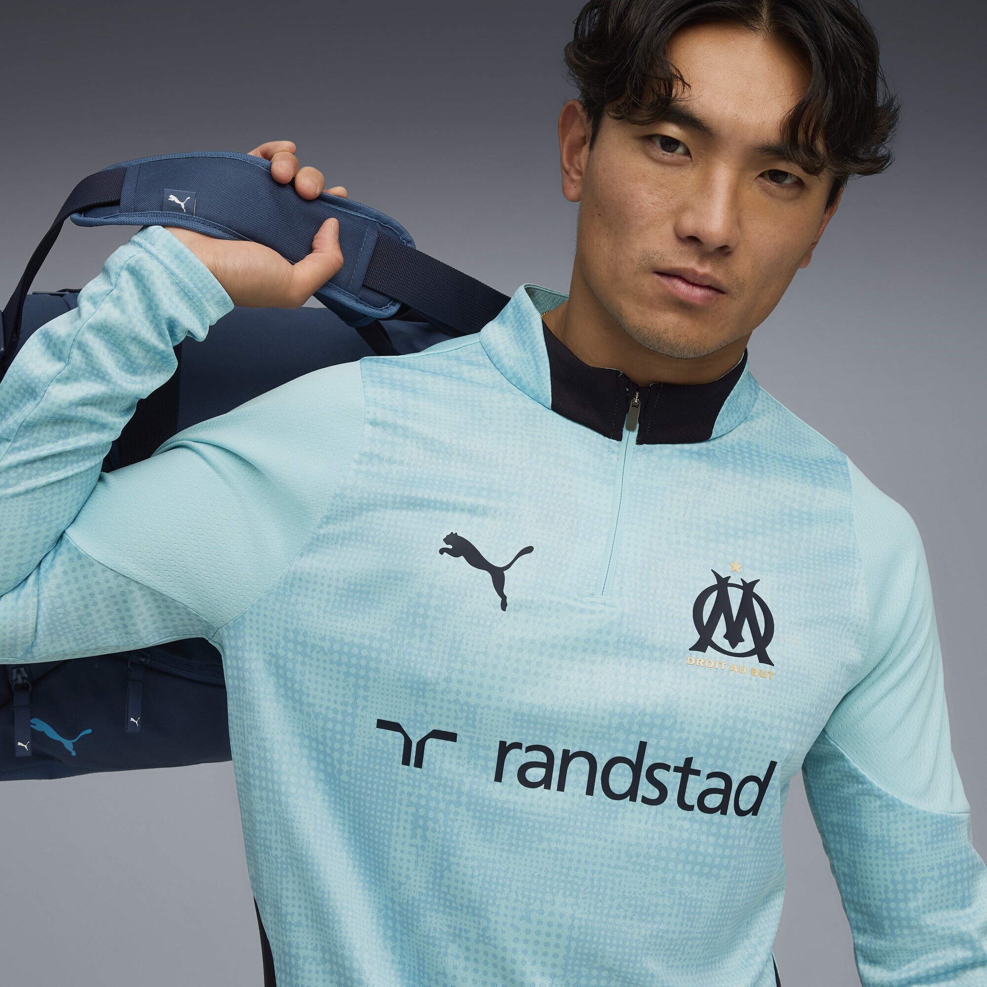 PUMA T-Shirt »Olympique de Marseille Trainingstop Herren«