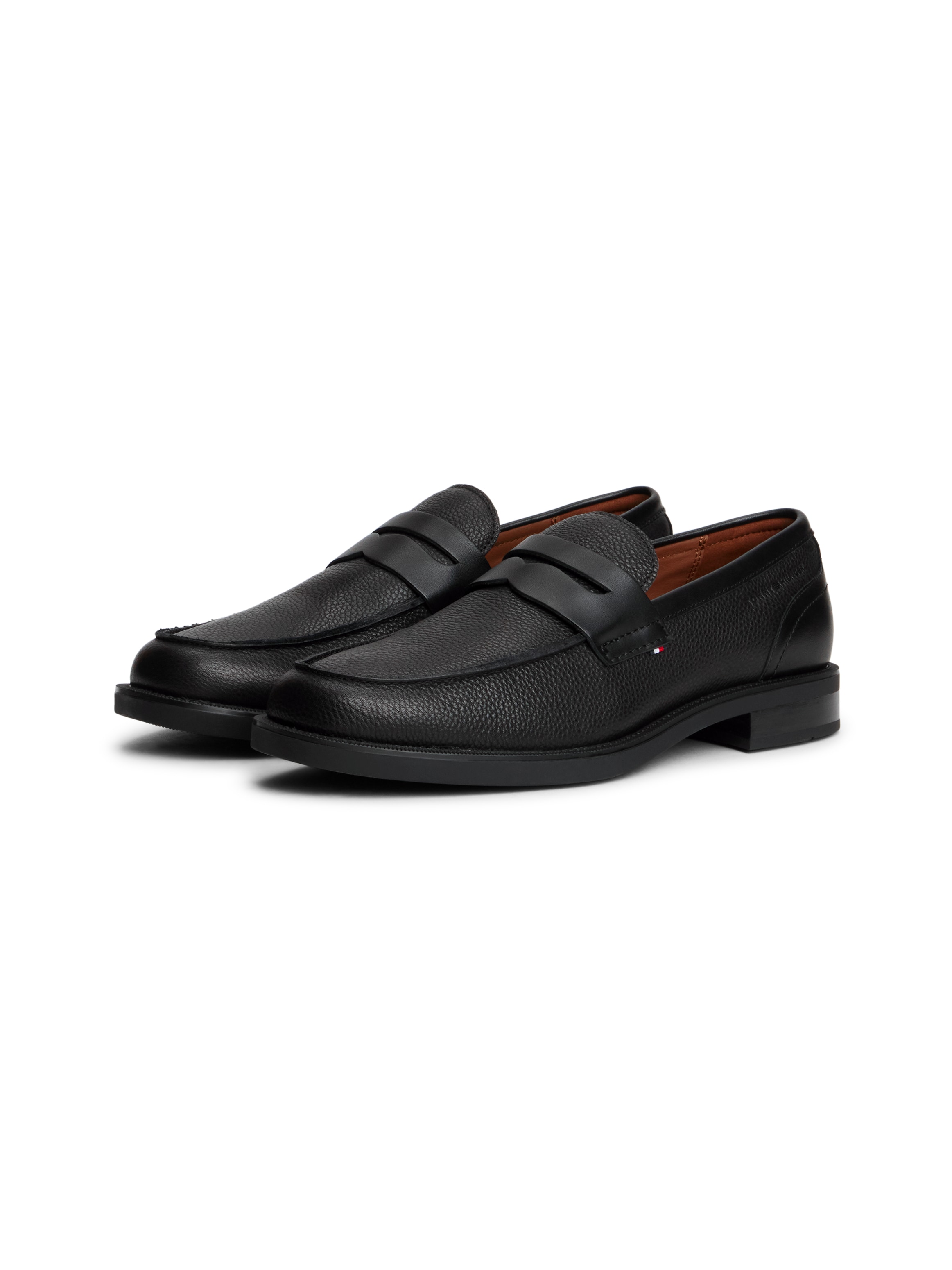 Tommy Hilfiger Slipper "LTH MIX DRESS HILFIGER LOAFER" Abendschuh mit modischem Zierriegel, schmale Form