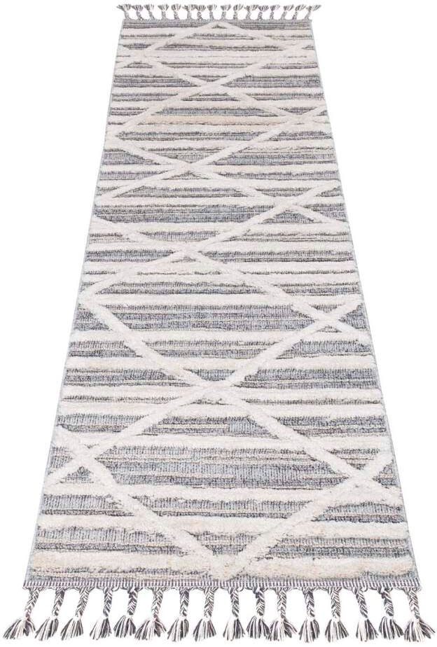 Carpet City Hochflor-Teppich "Valencia 810" rechteckig 20 mm Höhe Läufer, B günstig online kaufen