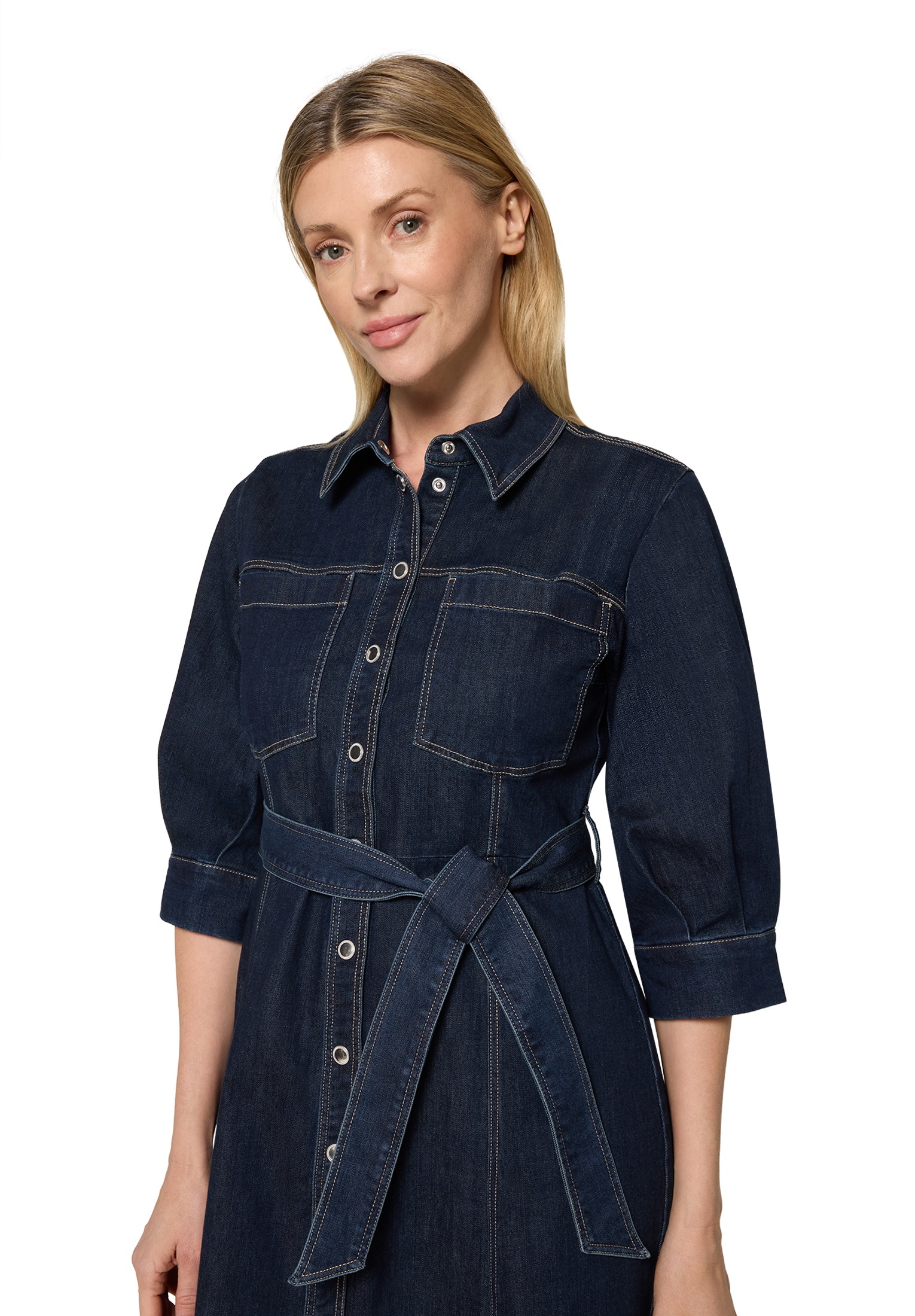 Betty Barclay Hemdblusenkleid »Damen mit Knopfleiste« aufgesetzte Taschen