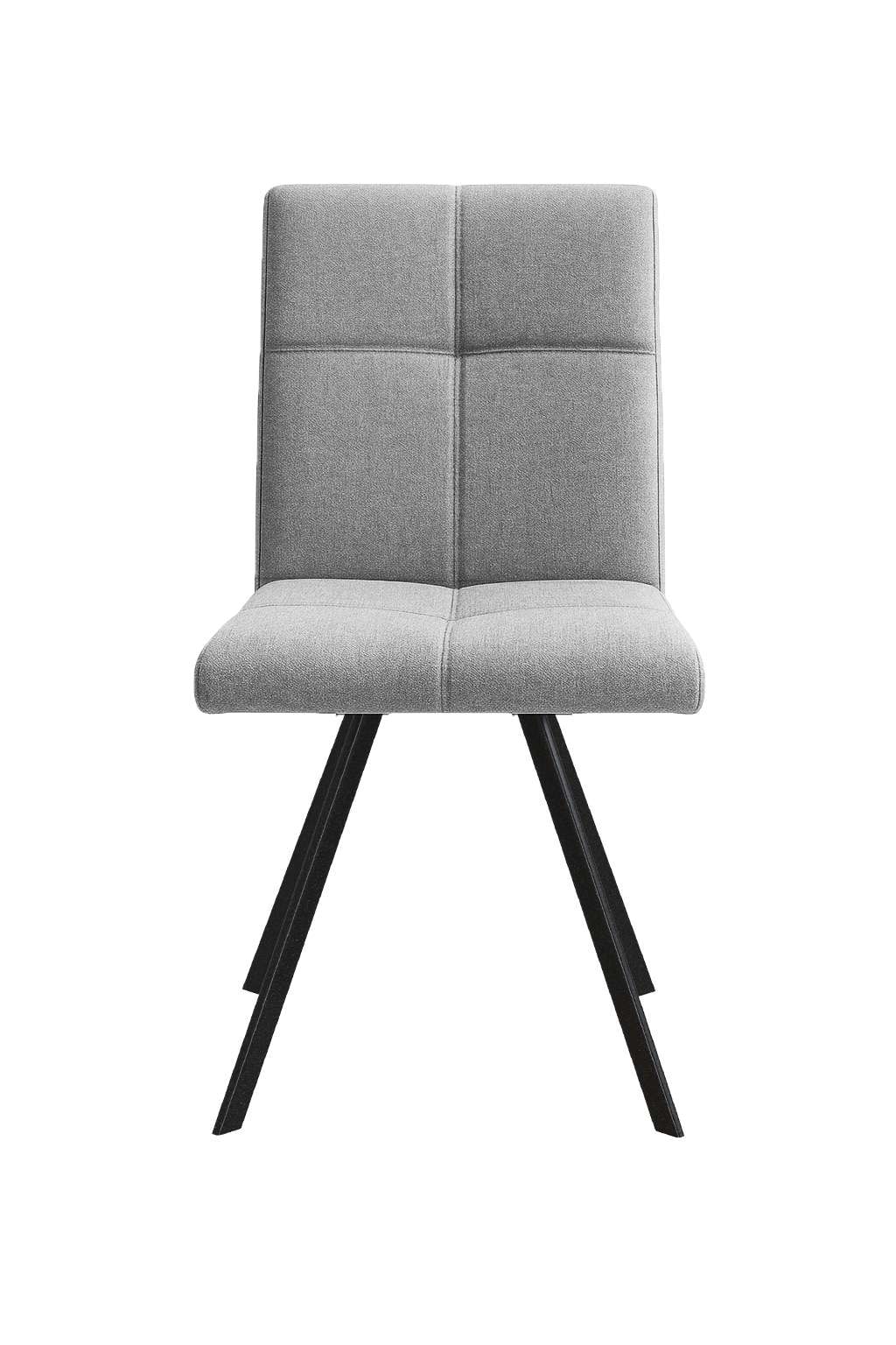 Home affaire Esszimmerstuhl »Mia Essstuhl, Wohnstuhl, Polsterstuhl, 4-Fußstuhl« (Set) 2 Stk.mit schwarz pulverbeschichteten Metallbeinen, gepolstert, modern