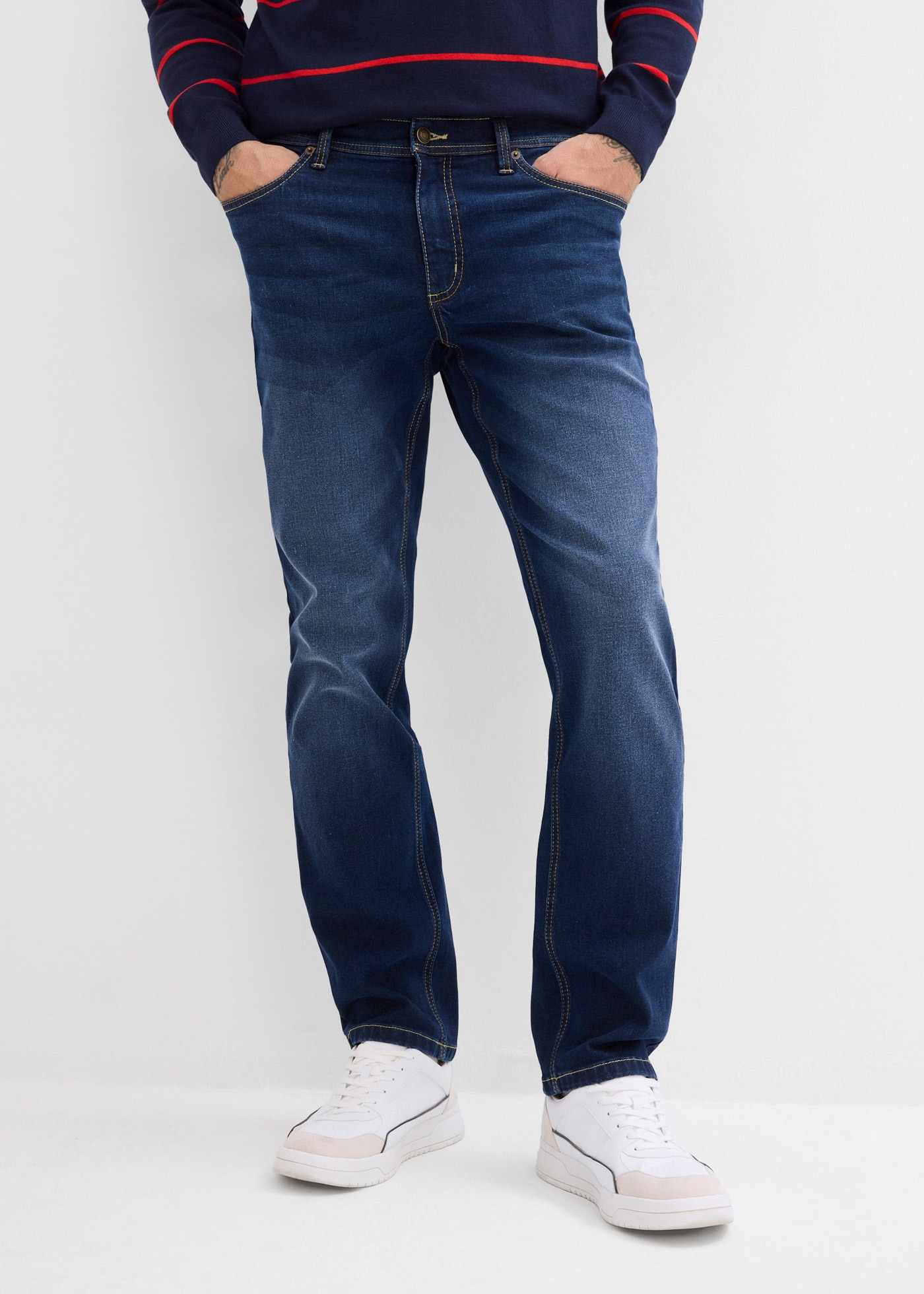 bonprix Regular-fit-Jeans »Regular Fit Stretch-Jeans, Straight« Regular Fit Stretch-Jeans, Straight