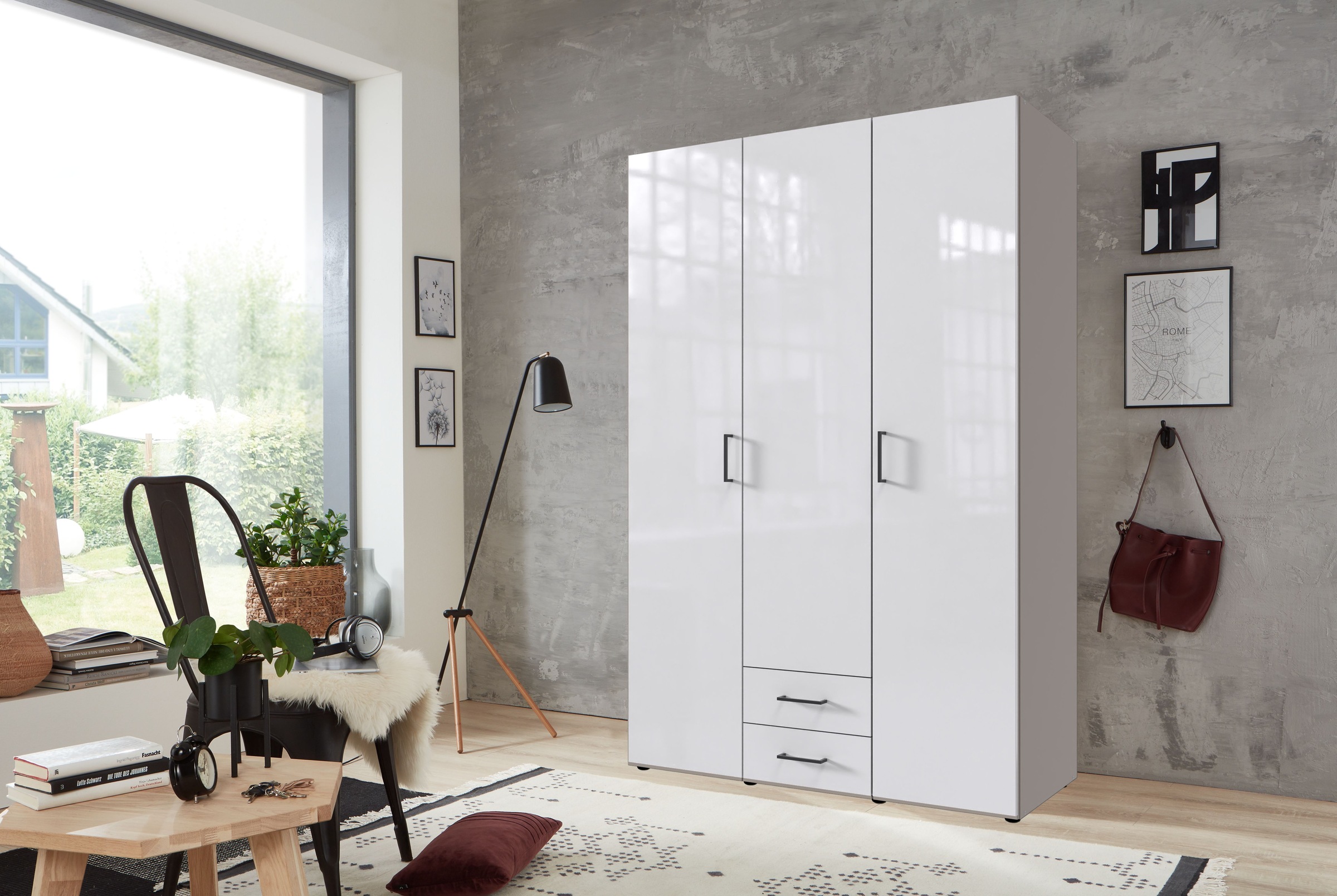 Wimex Drehtürenschrank "Mugano, 135 oder 180cm breit, 208 oder 236cm hoch, günstig online kaufen