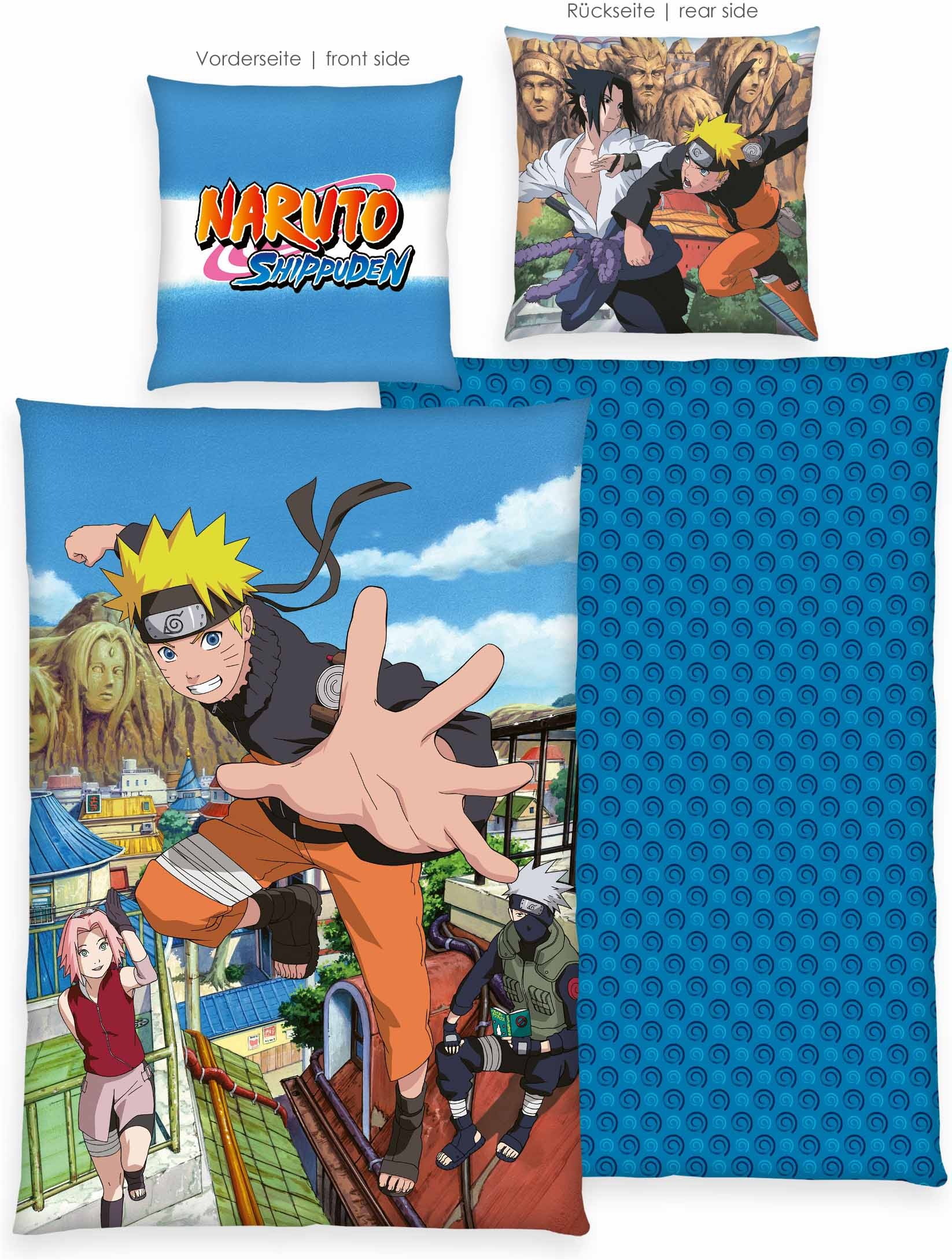 Naruto Bettwäsche "Naruto Shippuden" 2 Wendebettwäsche