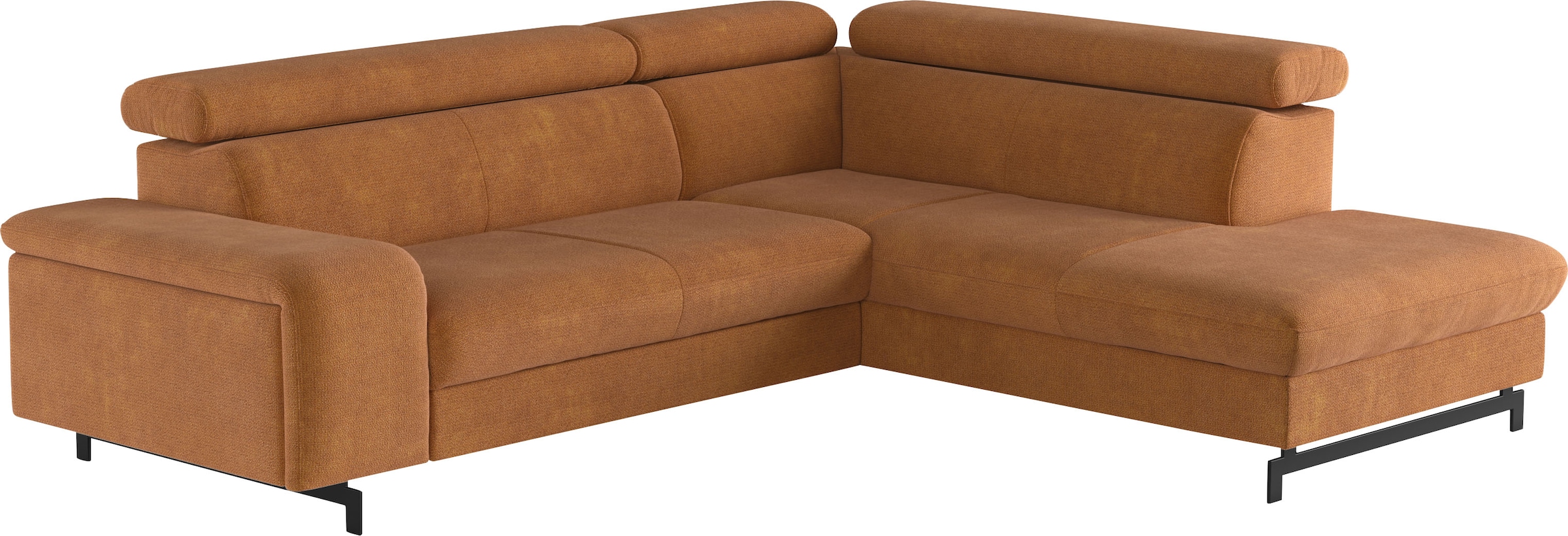 COTTA Ecksofa "Emma L-Form", mit Kopfteilverstellung, wahlweise mit Bettfun günstig online kaufen