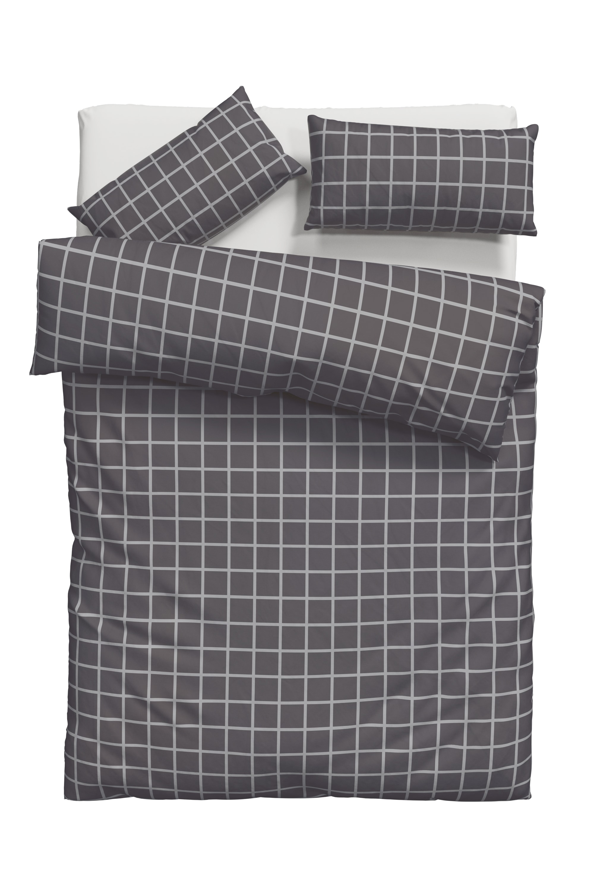 OTTO home Bettwäsche "Eemil" 2 Stk. tlg. karierte Bettwäsche aus Baumwolle günstig online kaufen