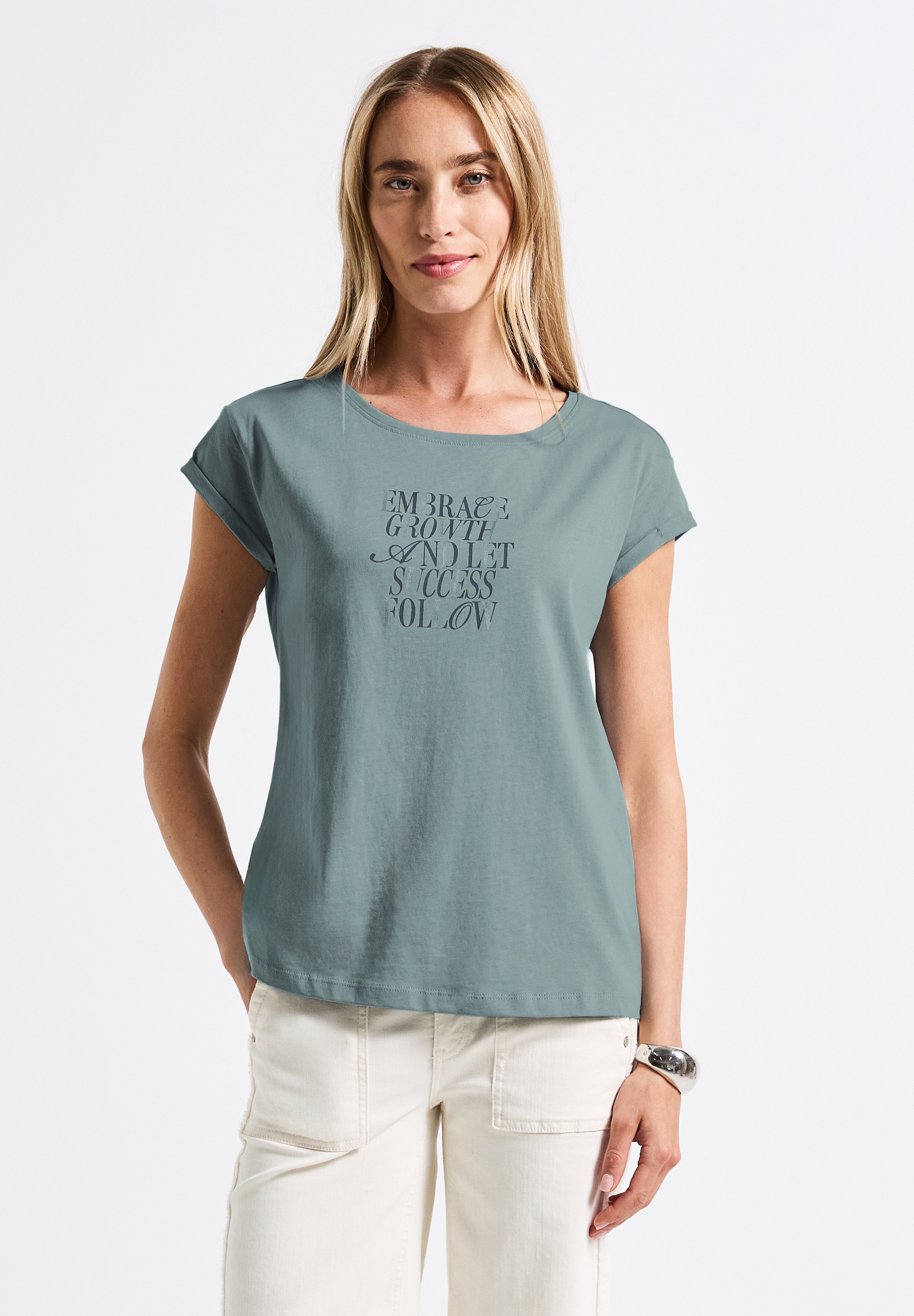 STREET ONE T-Shirt mit Rundhalsausschnitt günstig online kaufen