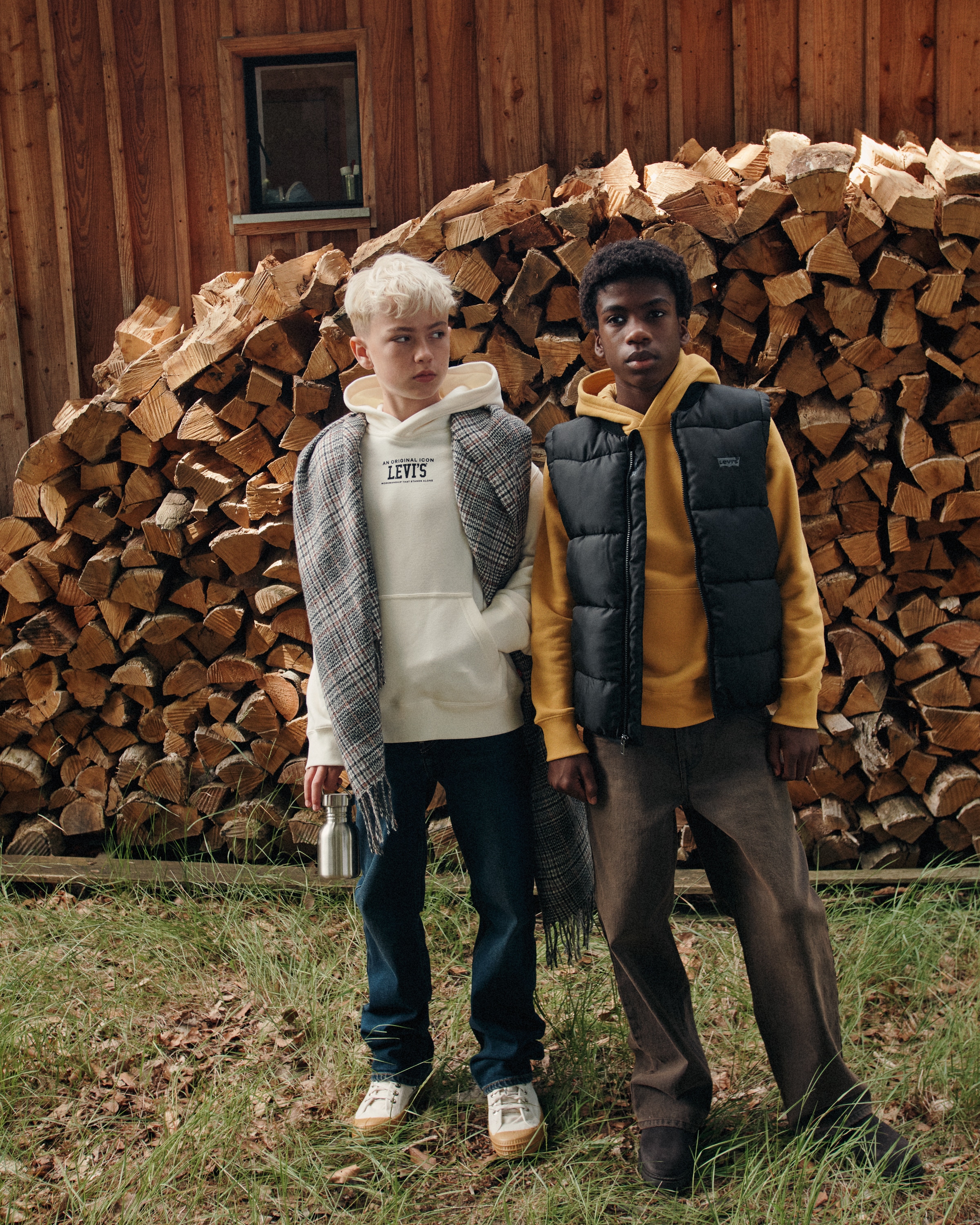 Levi's® Kids Steppweste »LVB BATWING EMB PUFFER VEST« mit Blouson-Kragen / Logo-Stickerei / für Boys