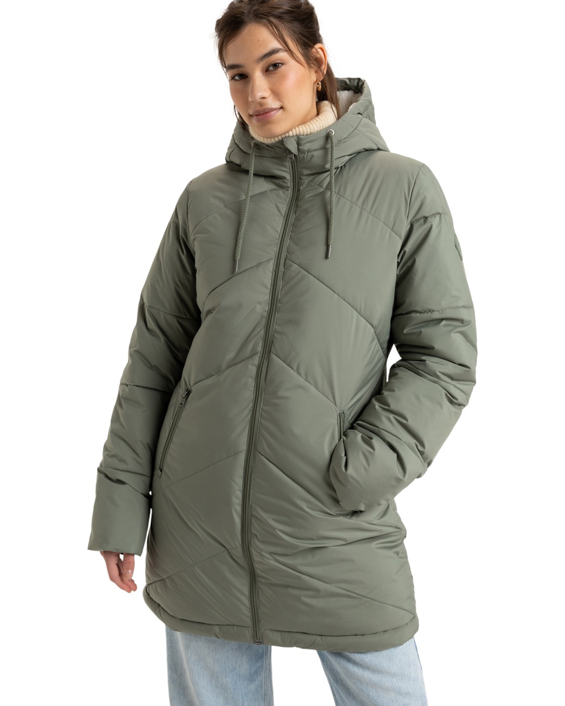 Roxy Leichtdaunenjacke "Better Weather" Mit Kapuze
