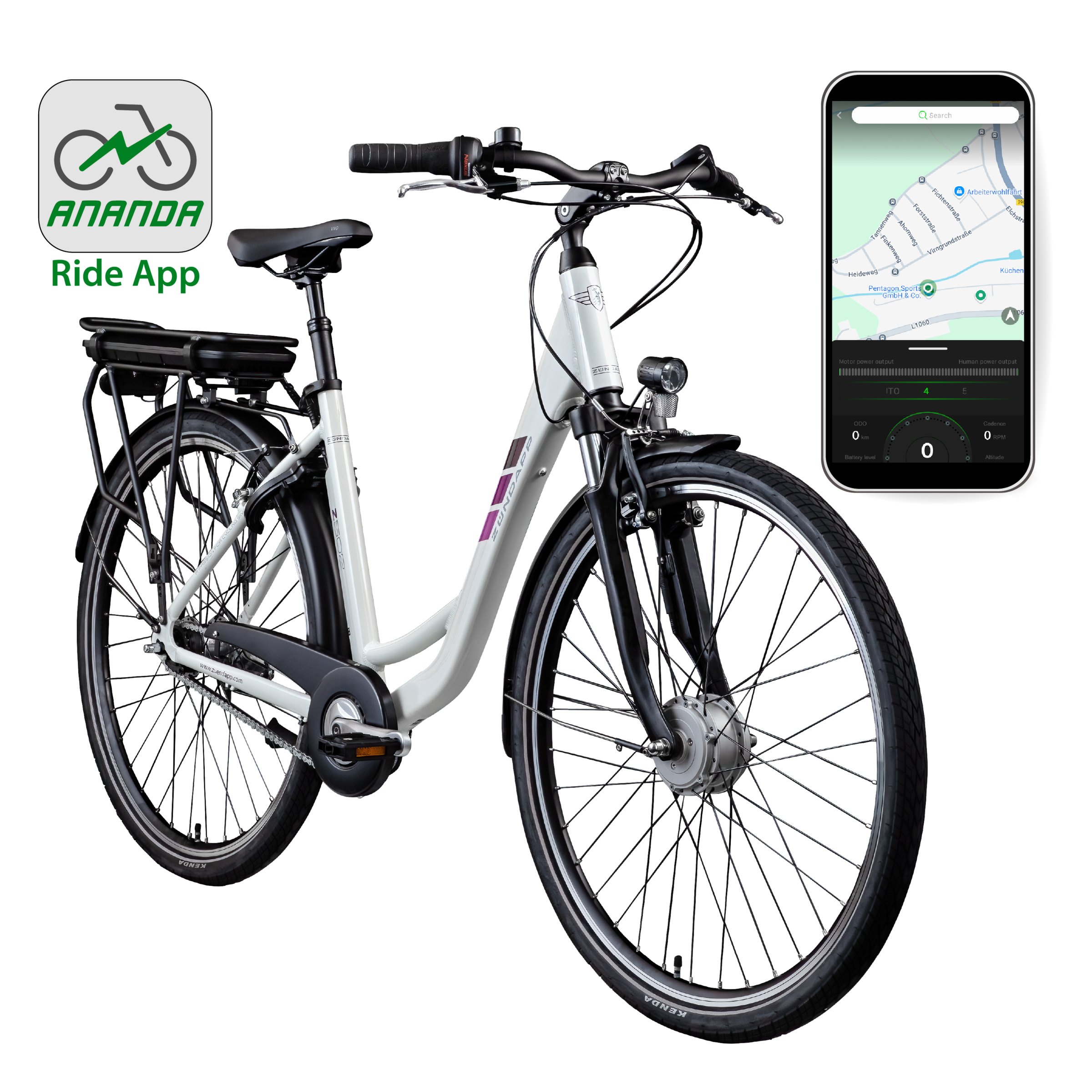 Zündapp »Z502« 7 Gang Nabenschaltung Frontmotor 250 W Pedelec, Elektrofahrrad für Damen und Herren