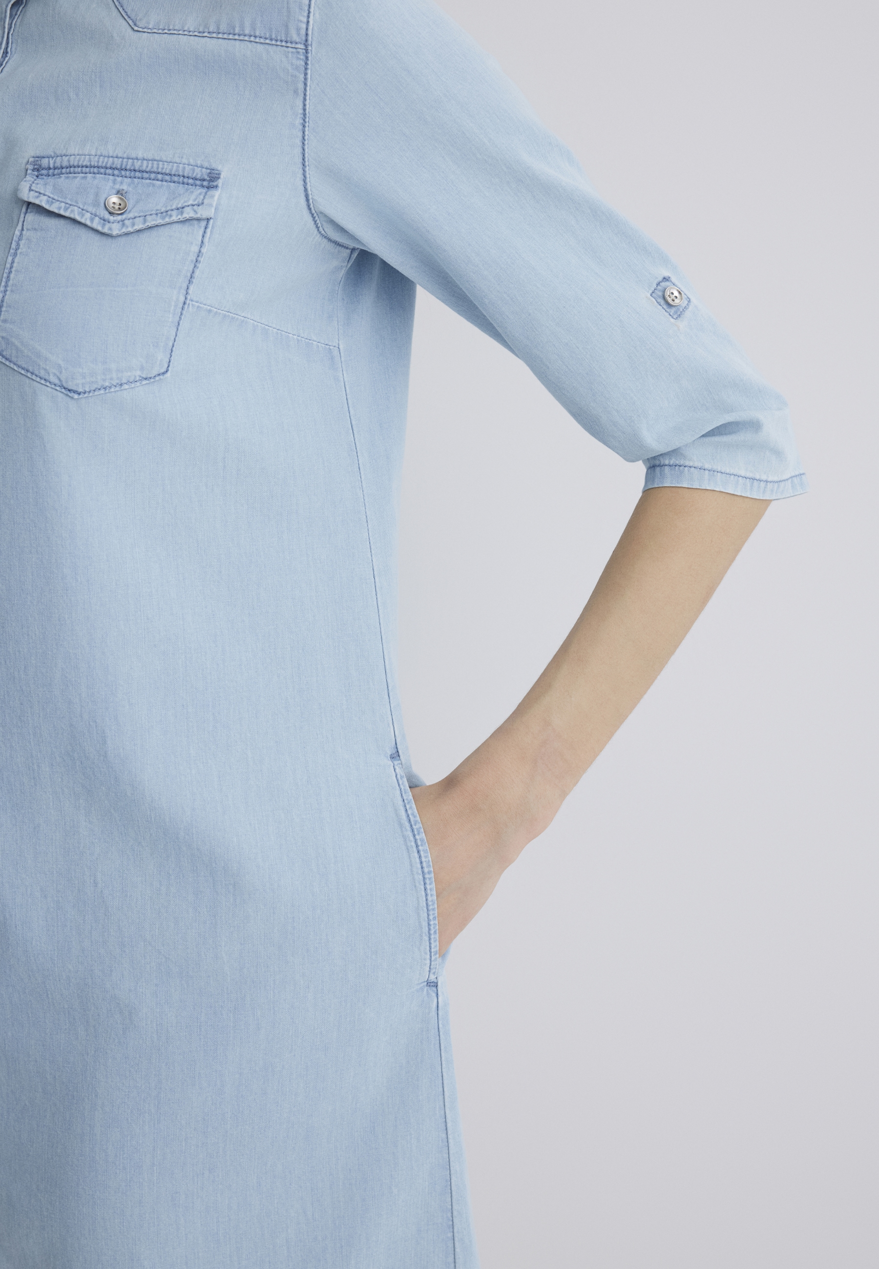 Mavi Jeanskleid »LYRA«, Denim Shirt Dress