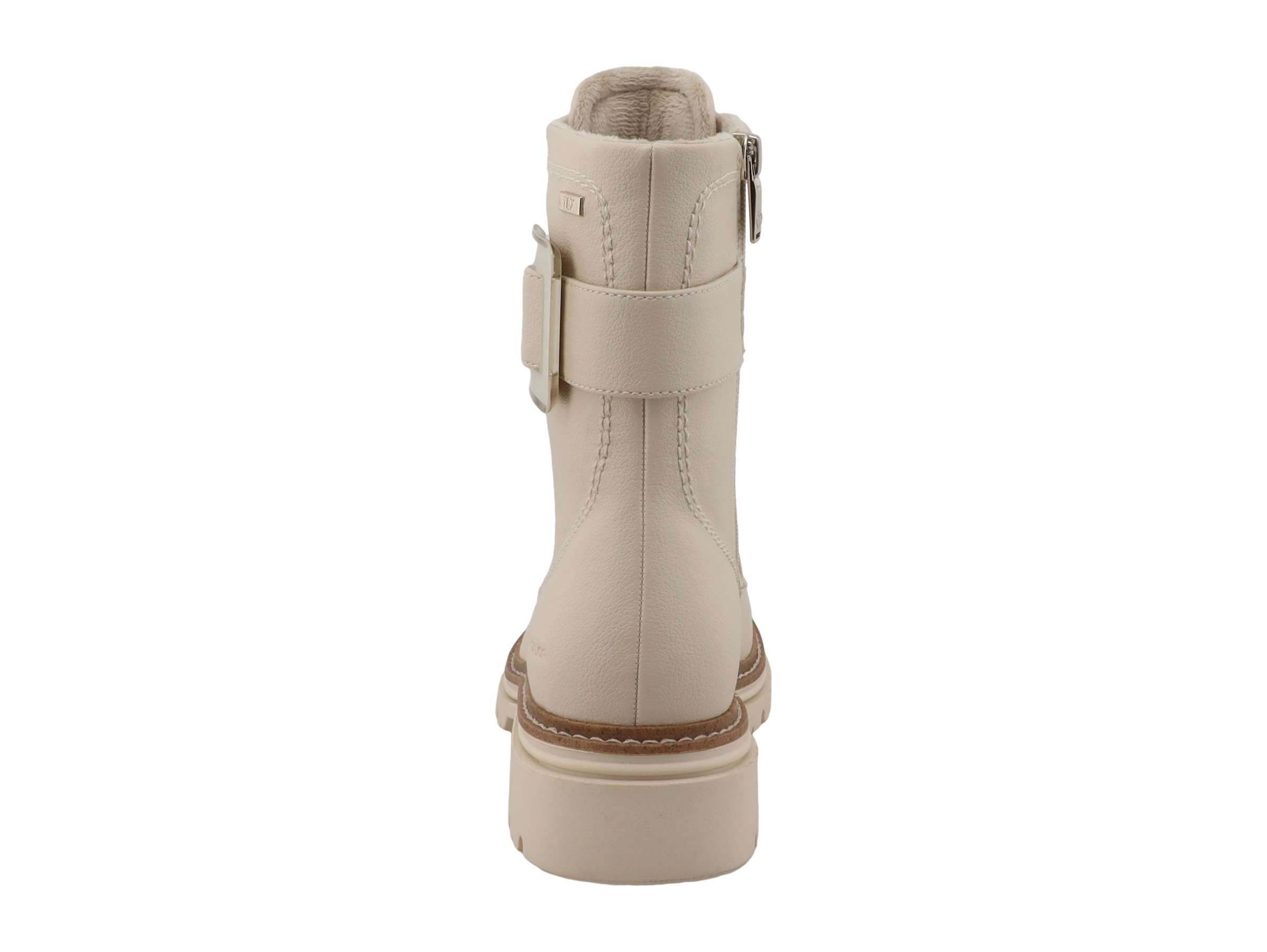 TOM TAILOR Schnürstiefelette  Blockabsatz, Schnürboots mit auffälliger Zierschnalle