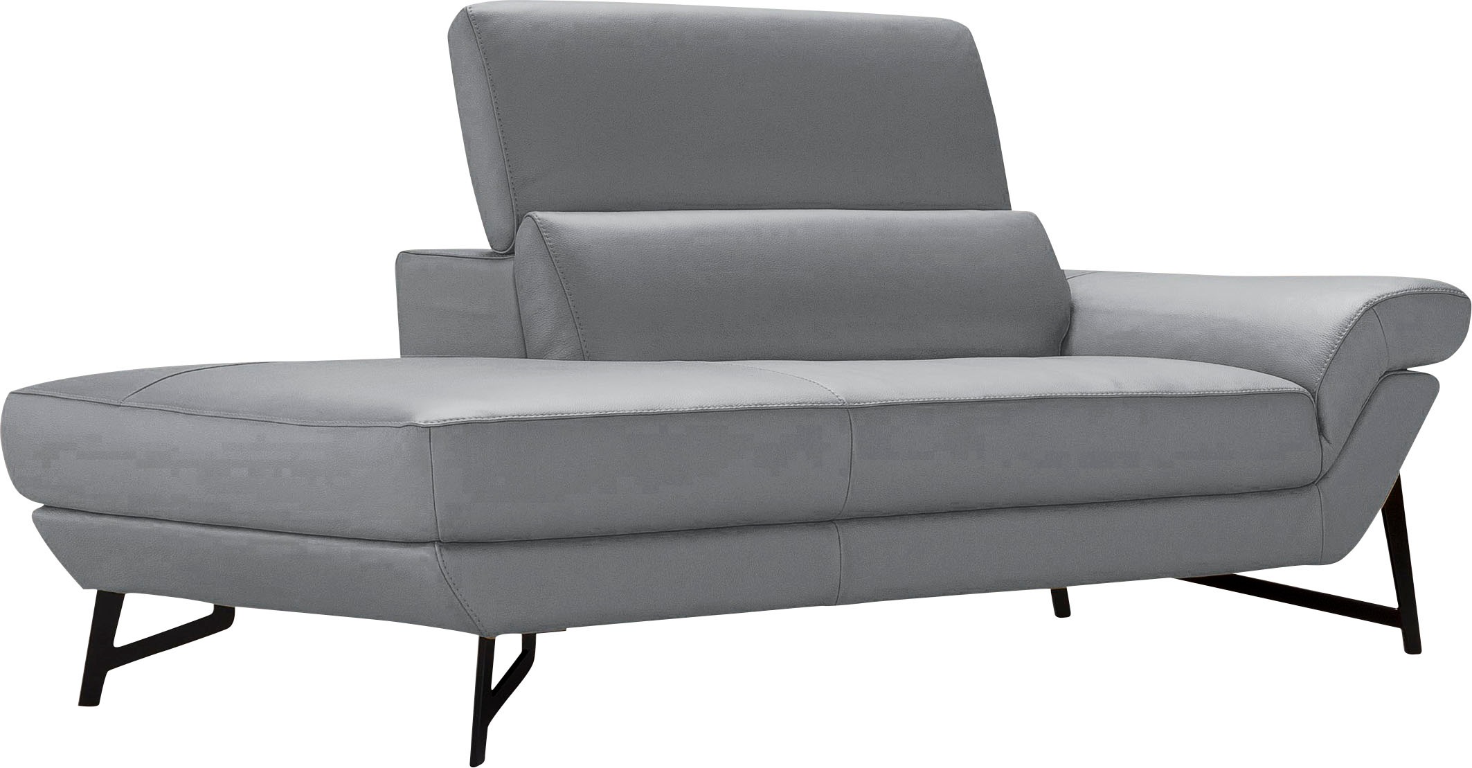 Egoitaliano Ottomane »Narcisa, Designsofa«, mit verstellbarer Kopfstütze, Solitärmöbel als Blickfang