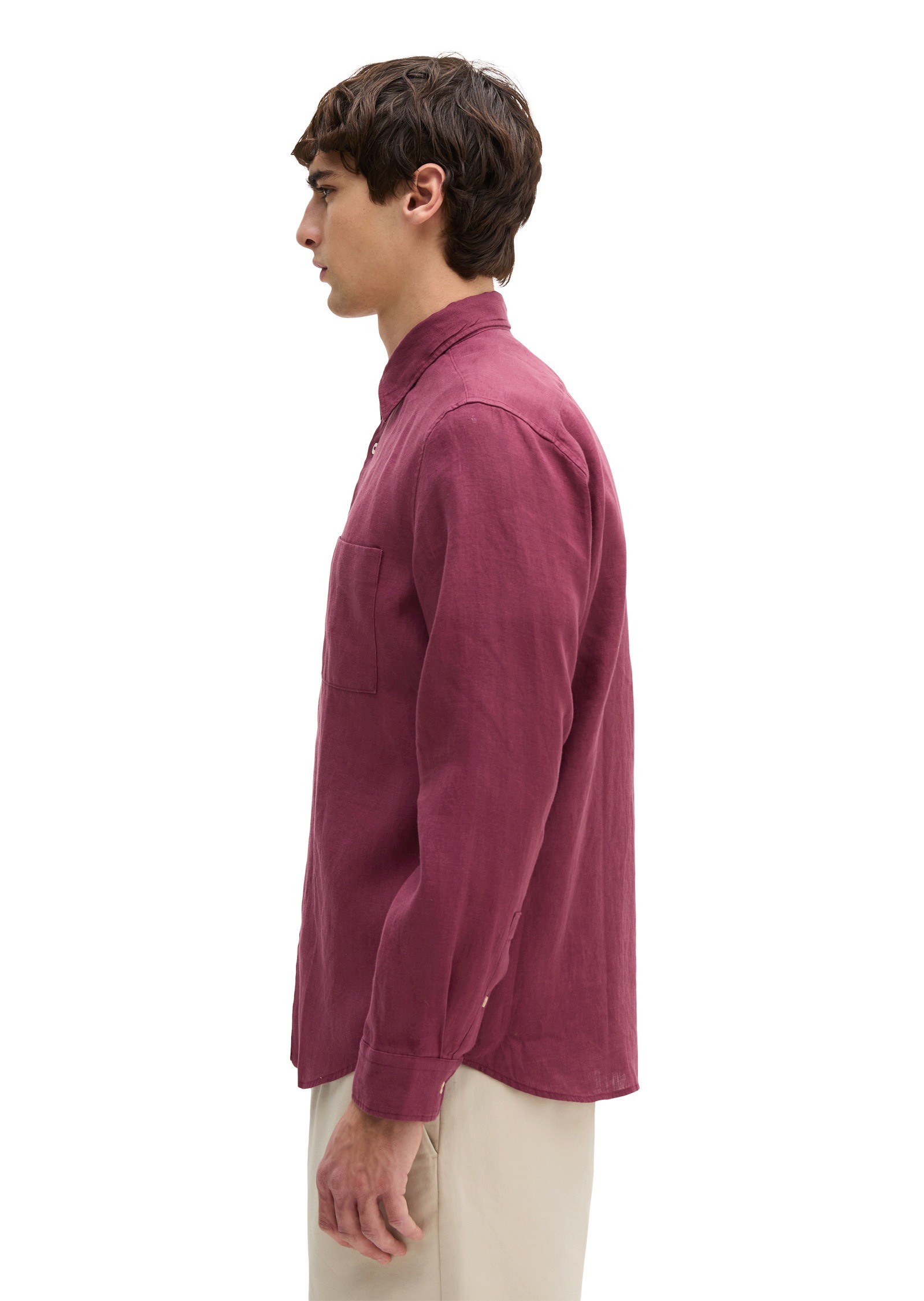 Marc O'Polo Langarmhemd »aus reinem Leinen«