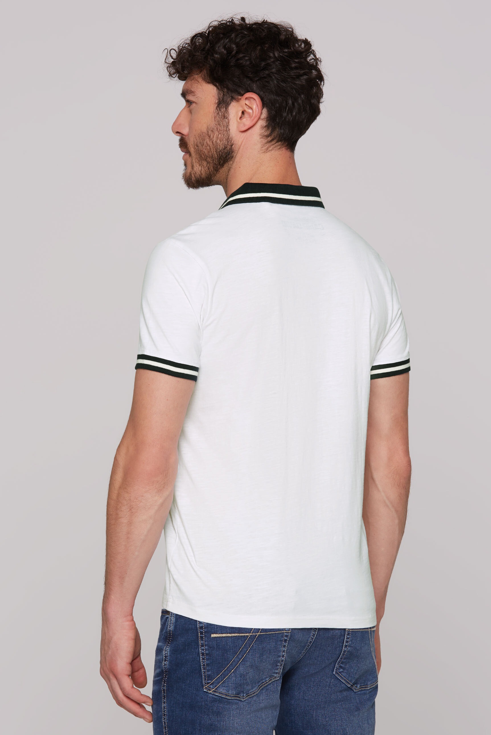 CAMP DAVID Poloshirt, aus Baumwolle