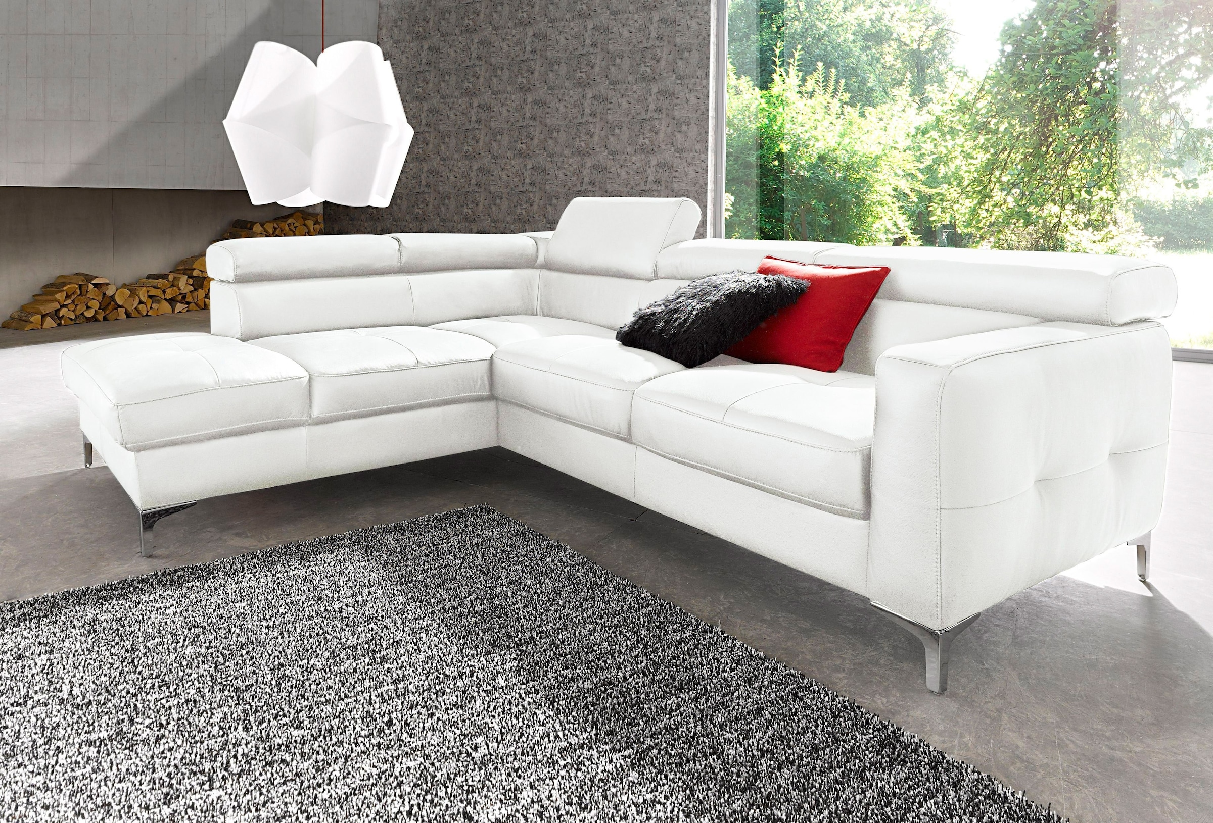 COTTA Polstergarnitur "Sammy L-Form", (Set), Set bestehend aus: Ecksofa mit günstig online kaufen