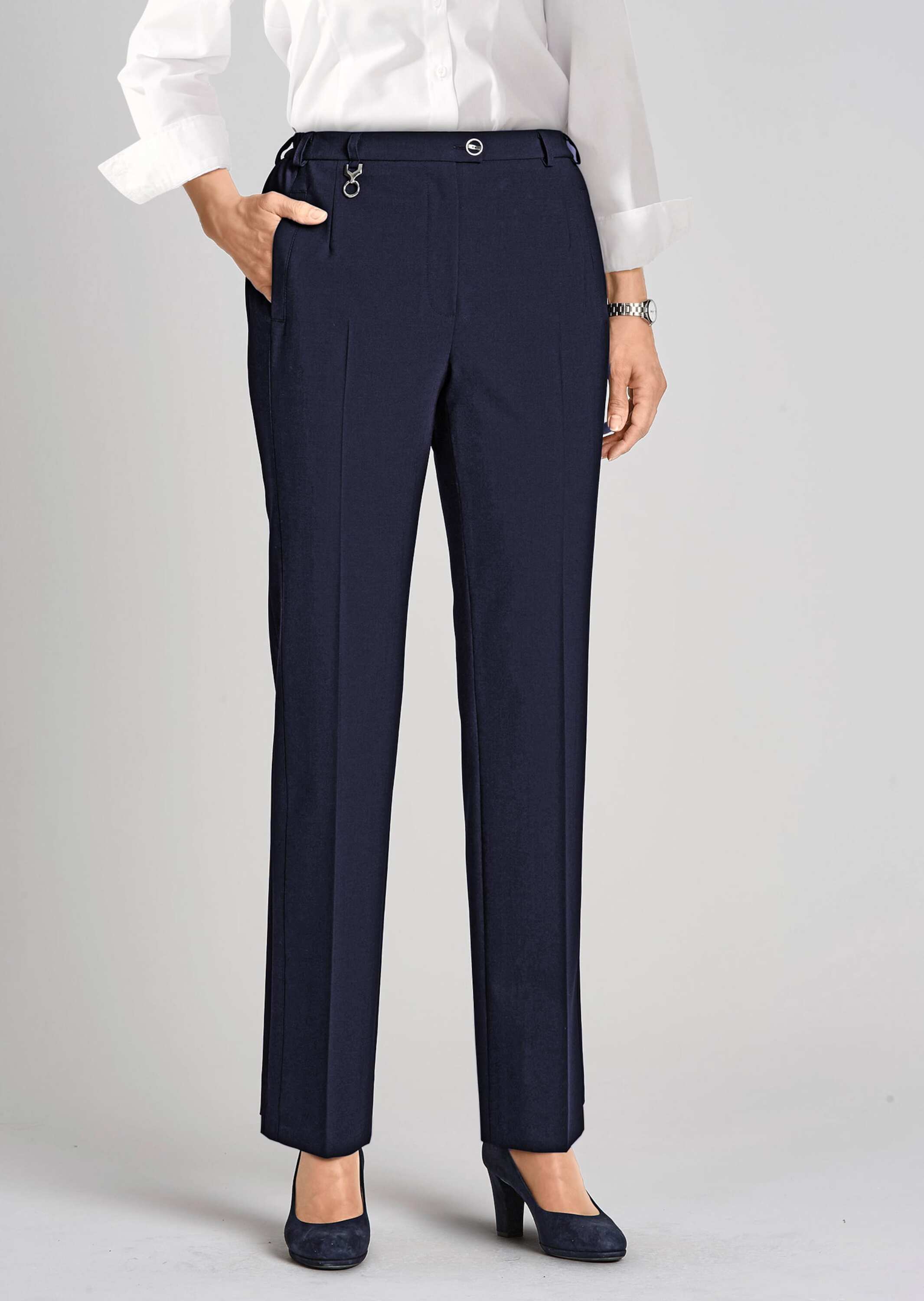 Thumbnail - GOLDNER Stoffhose "Kurzgröße Trevira-Schurwollhose ANNA"